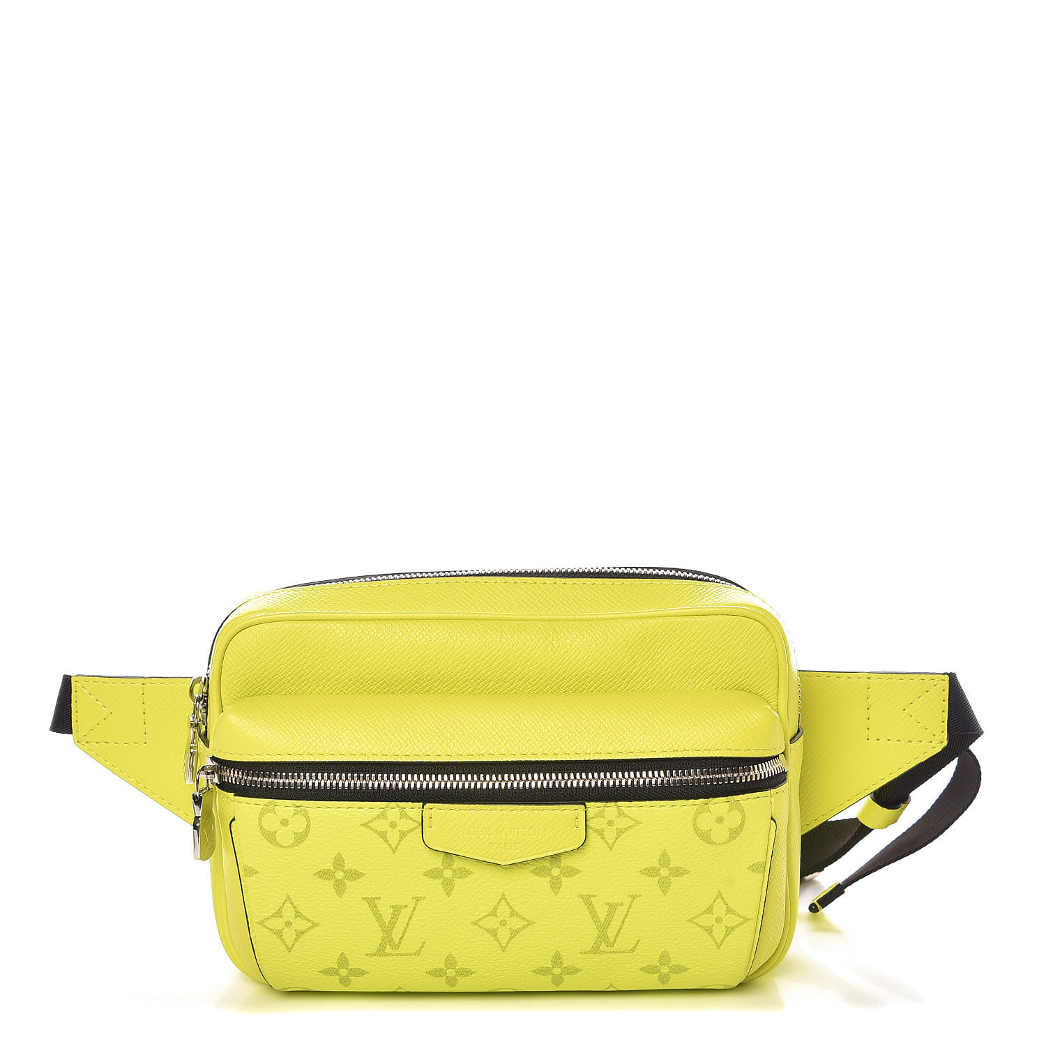 LOUIS VUITTON Monogram Taiga Outdoor Bumbag Jaune 378373