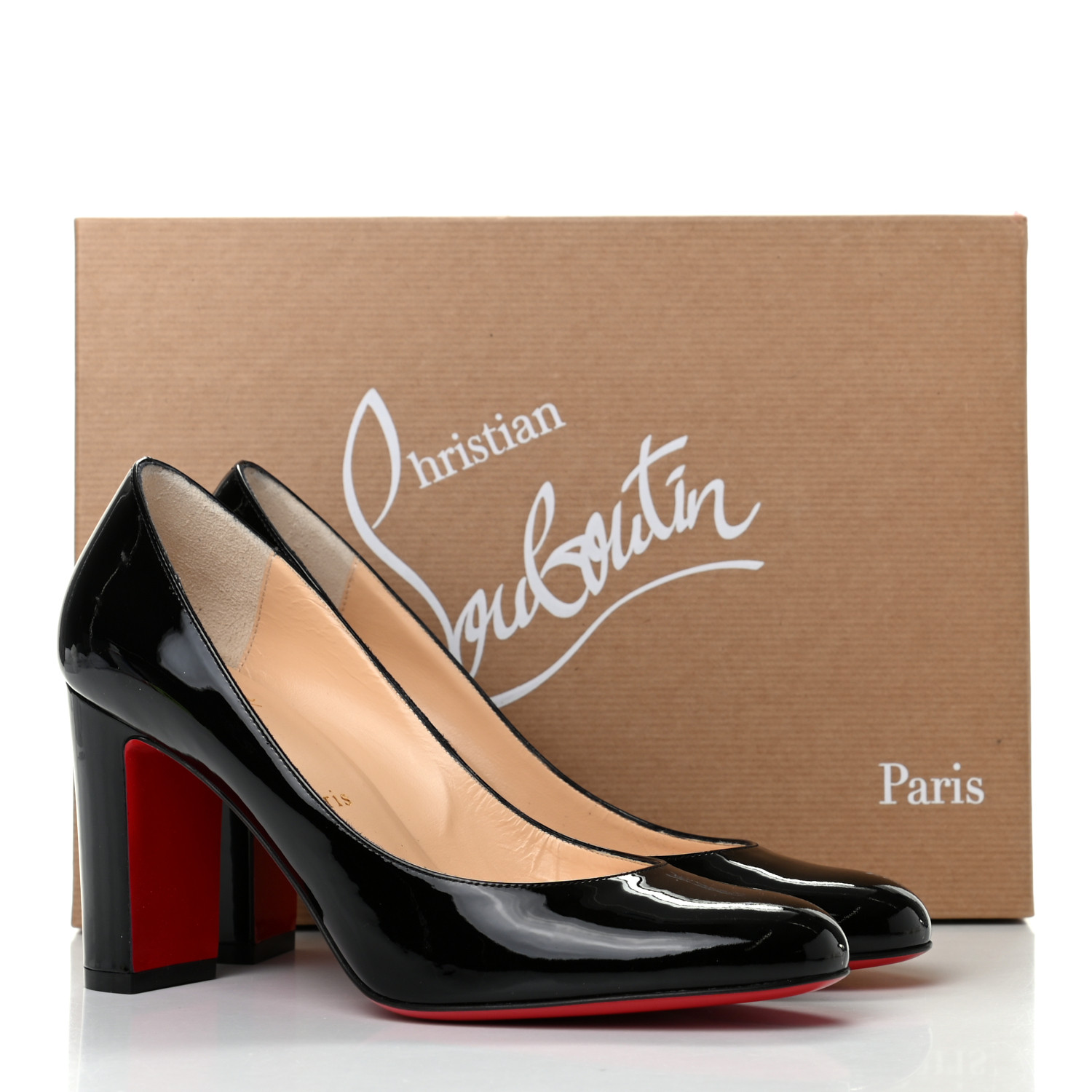 christian louboutin lady gena round toe pump