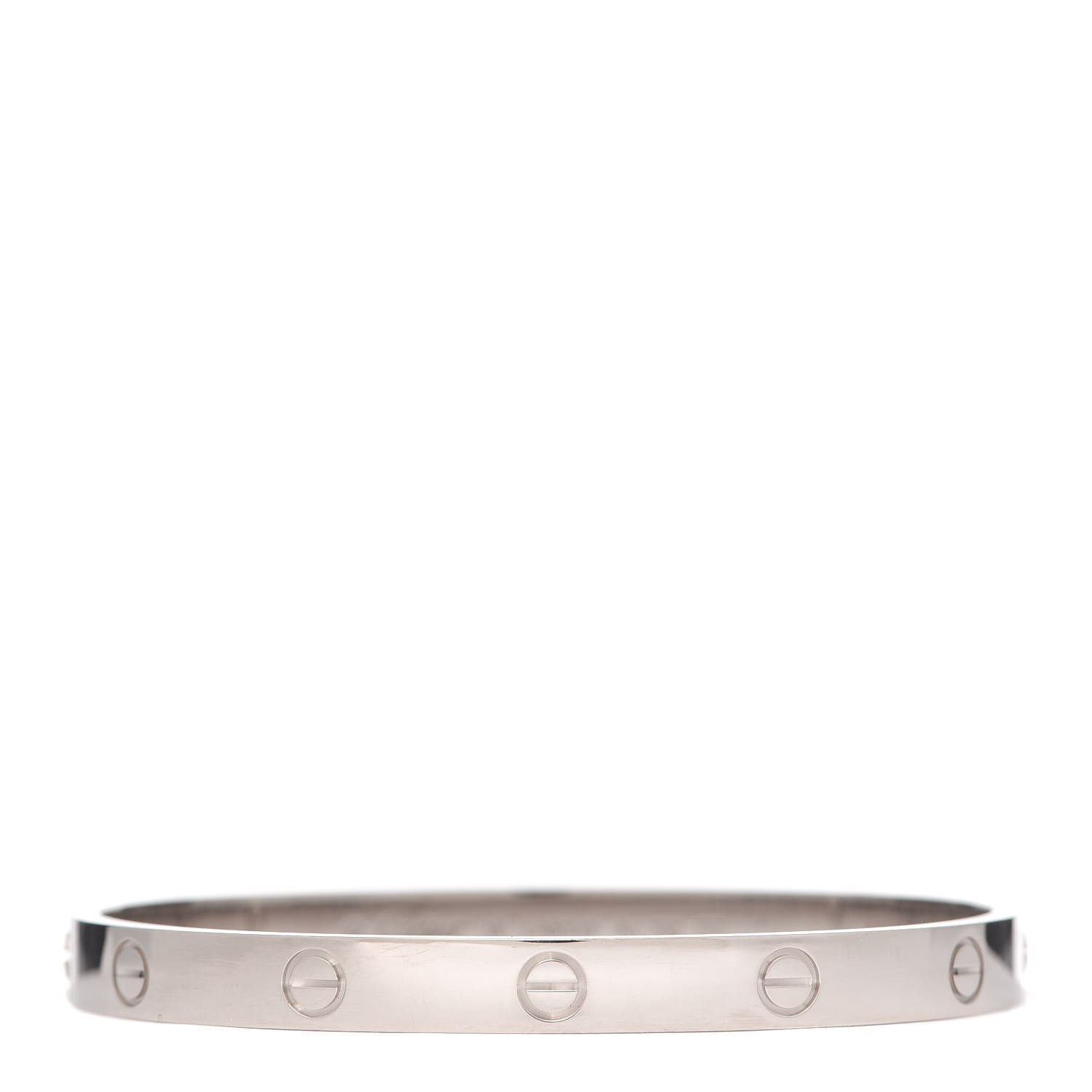 Cartier 18k White Gold Love Bracelet 18 Fashionphile Cartier 18k White Gold Love Bracelet 18 Fashionphile