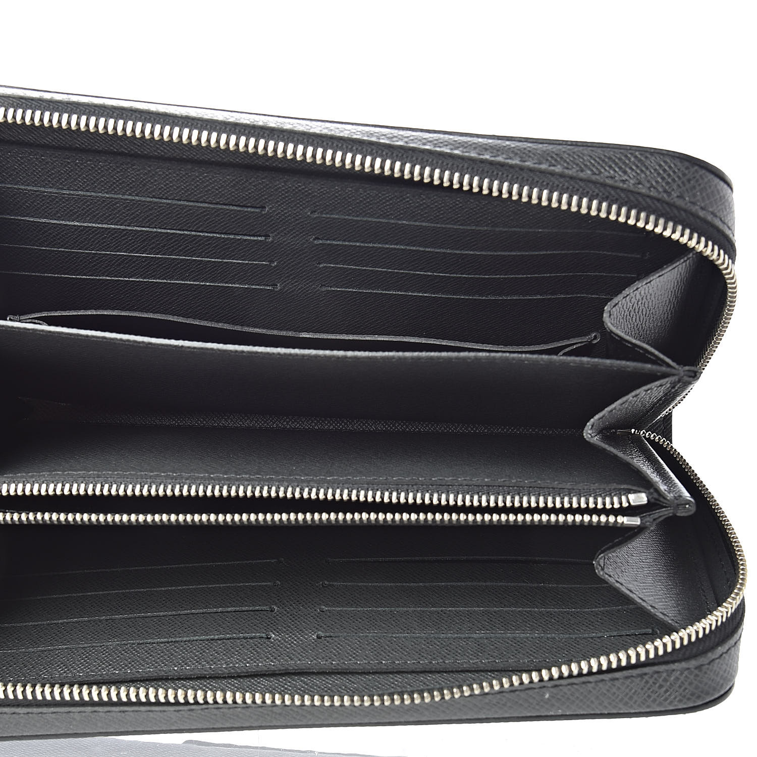 LOUIS VUITTON Taiga Zippy XL Wallet Black 514215 | FASHIONPHILE