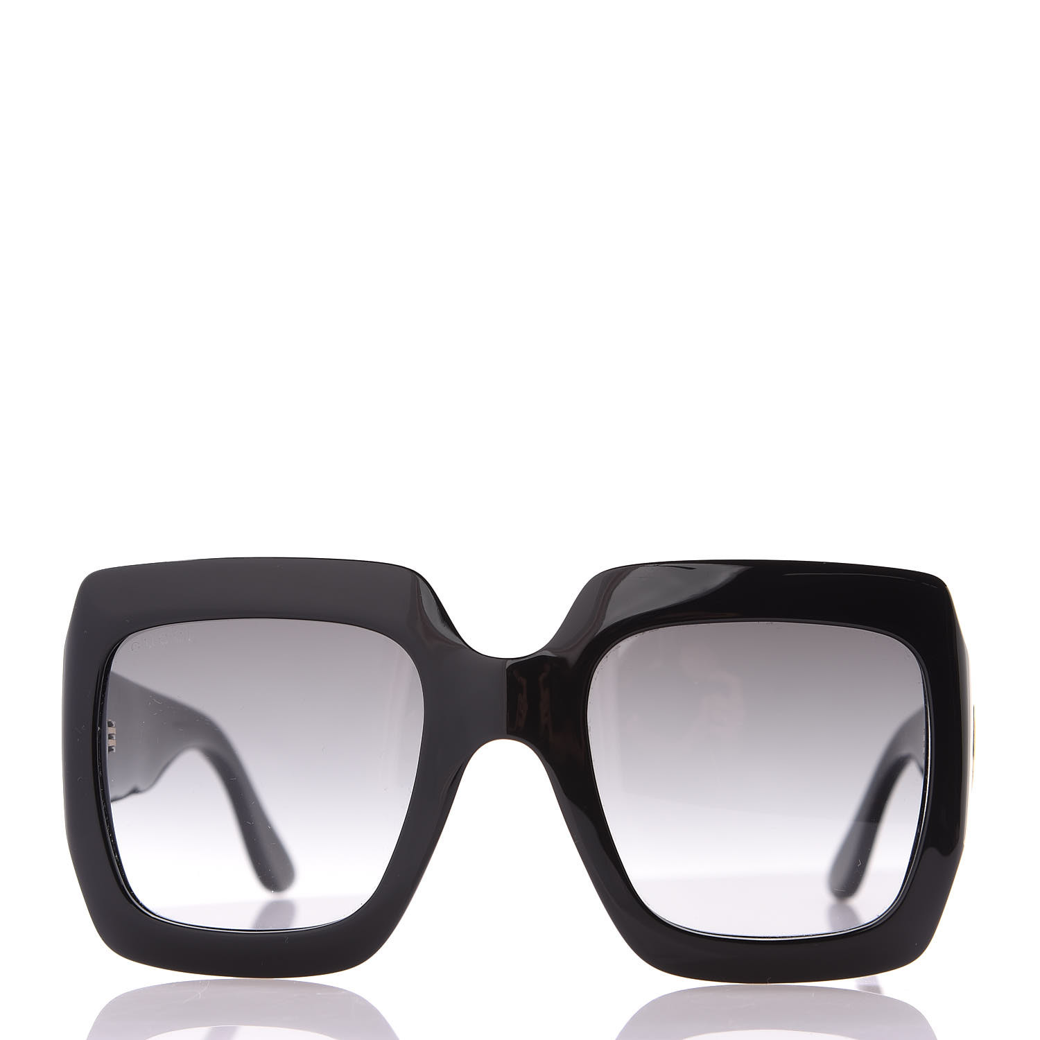 Gucci Acetate Square Frame Sunglasses Gg0053s Black 555481
