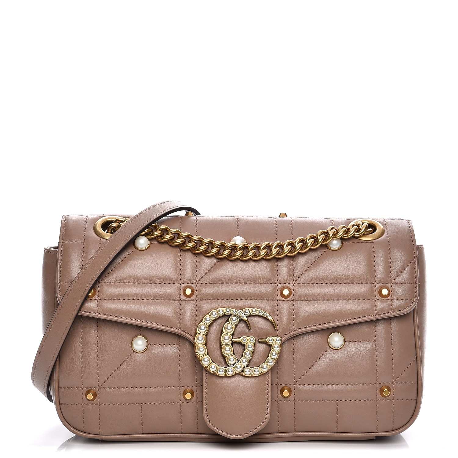 gucci marmont bag with pearls