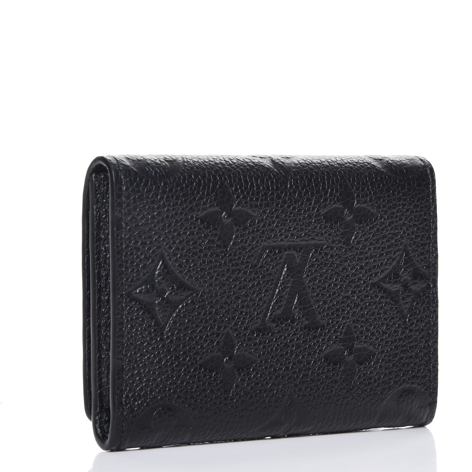 lv business card holder empreinte LOUIS VUITTON Empreinte Business Card Holder Black 269043
