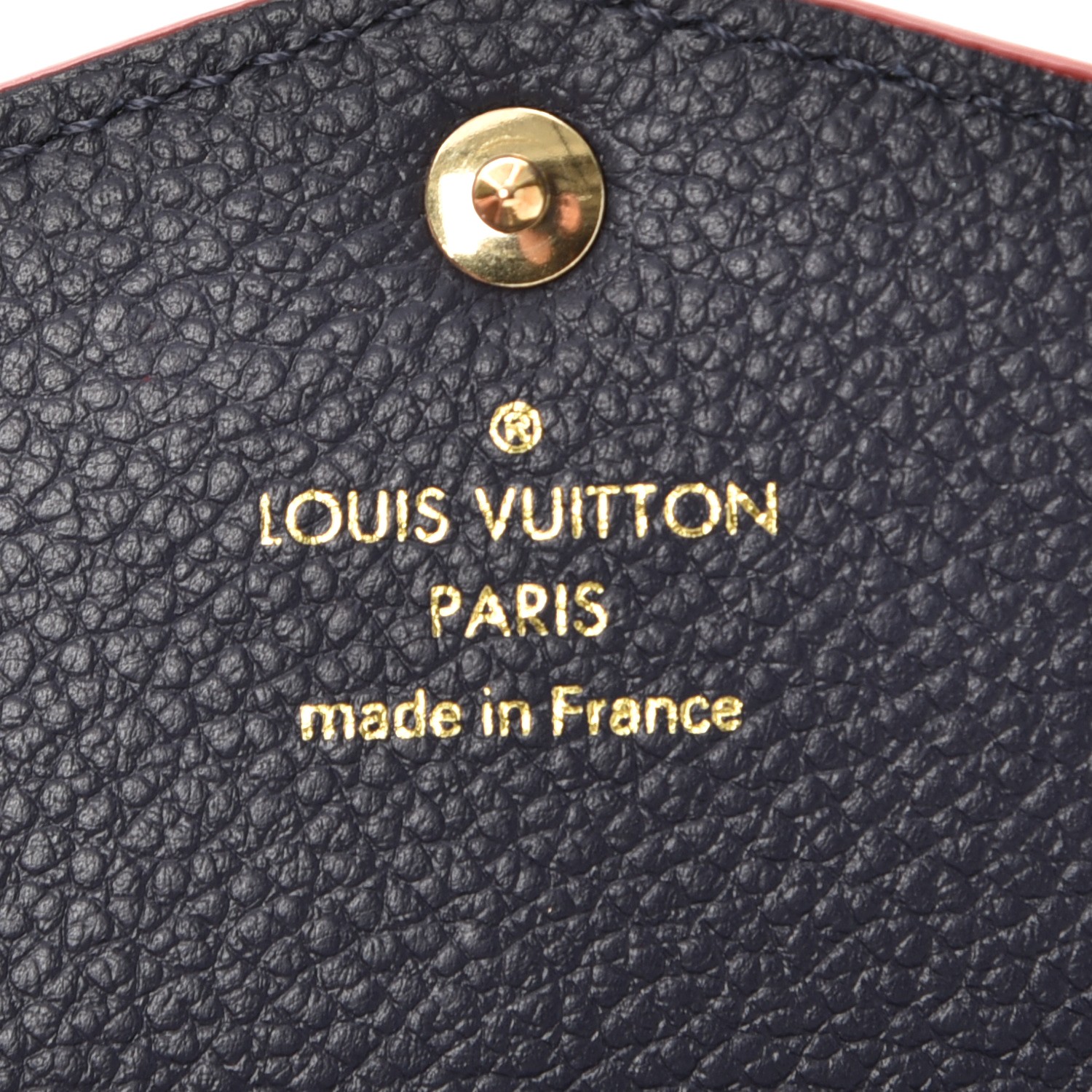 Louis Vuitton Empreinte Key Pouch Marine Rouge