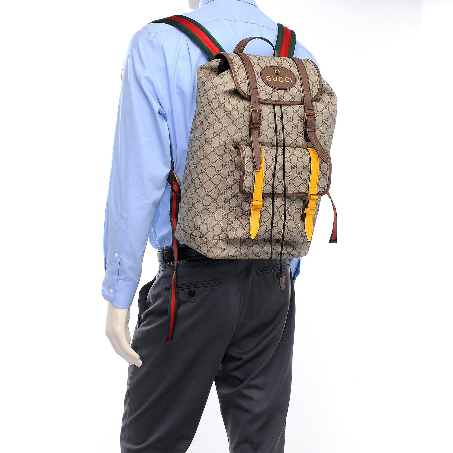 gucci soft supreme backpack