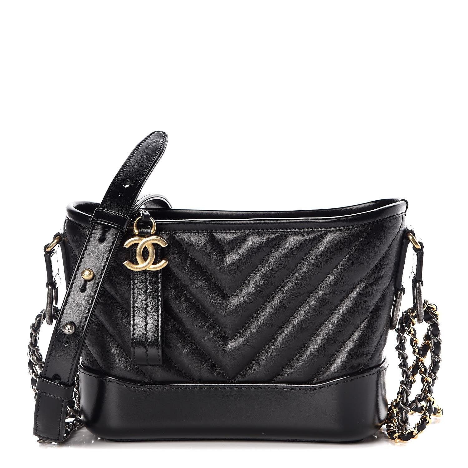 Chanel Small Gabrielle Hobo - Black Shoulder Bags, Handbags - CHA949445