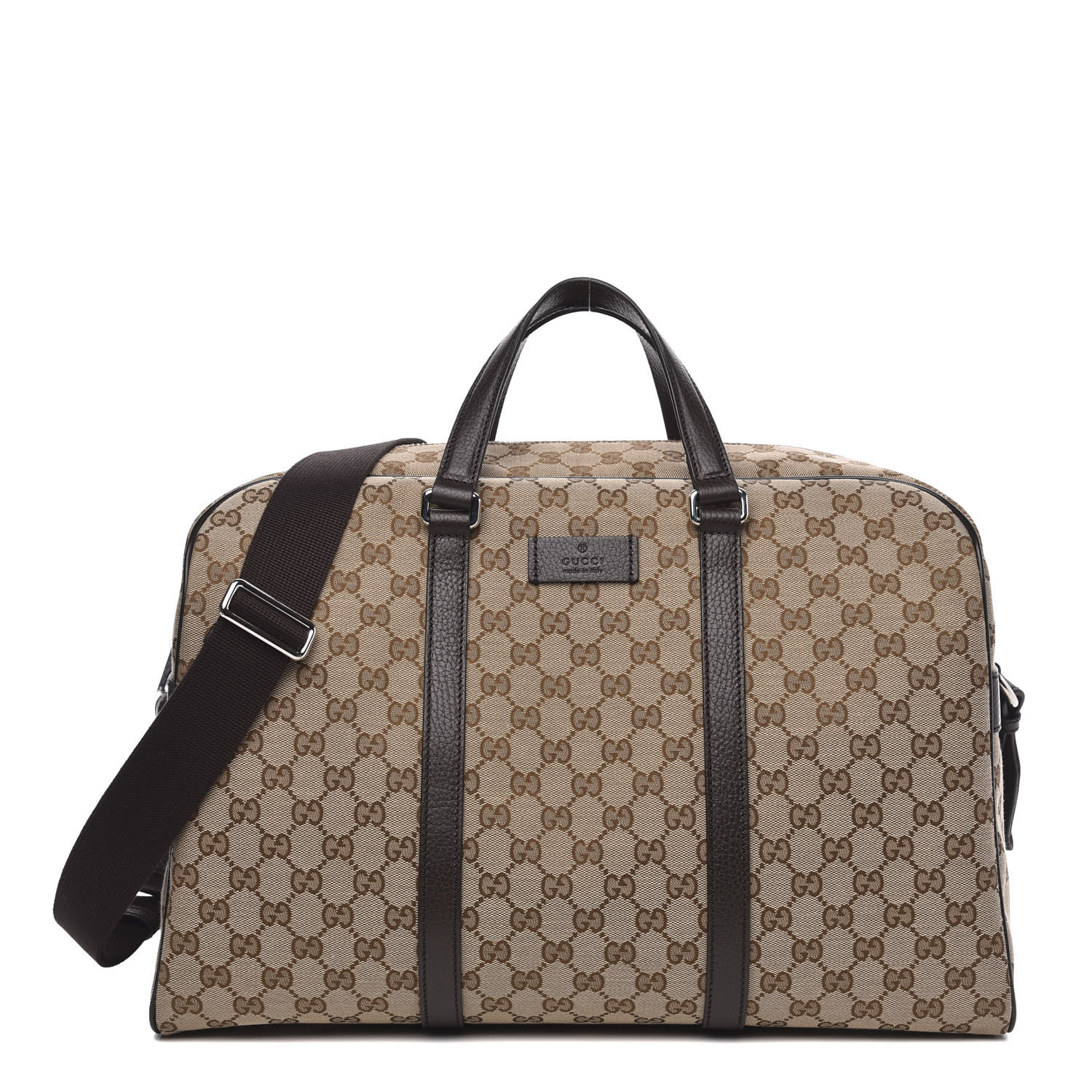 gucci monogram duffle bag