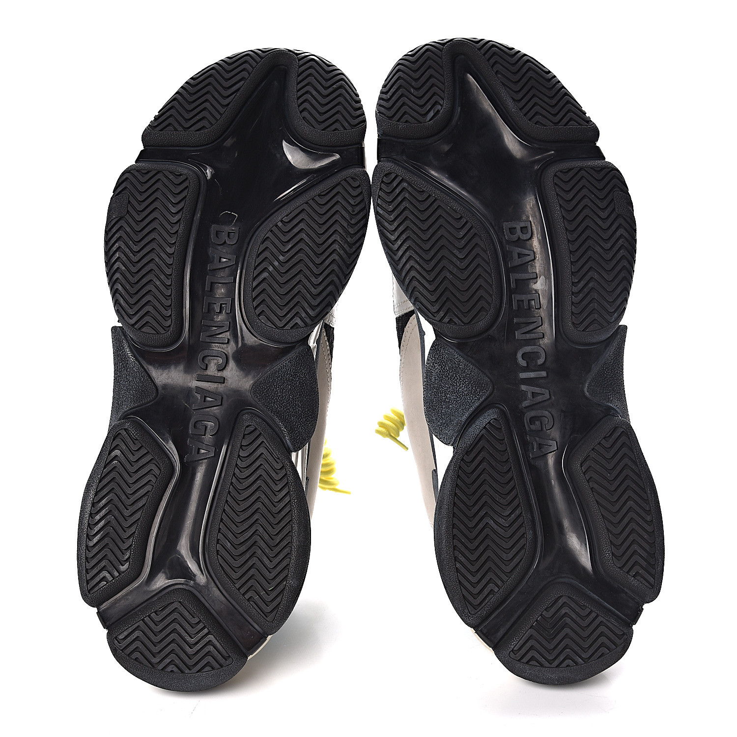 mens triple s leather and mesh trainers
