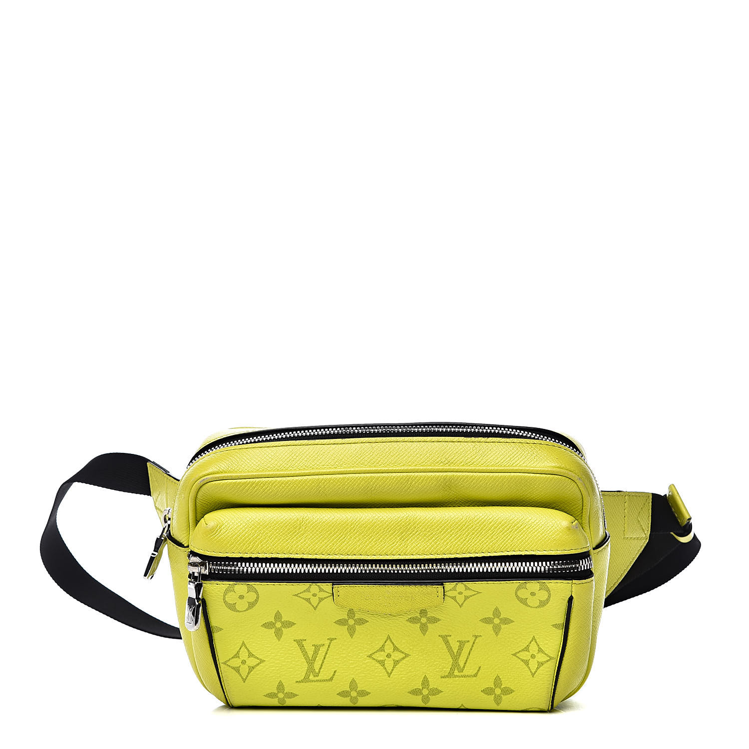 LOUIS VUITTON Monogram Taiga Outdoor Bumbag Jaune 526633