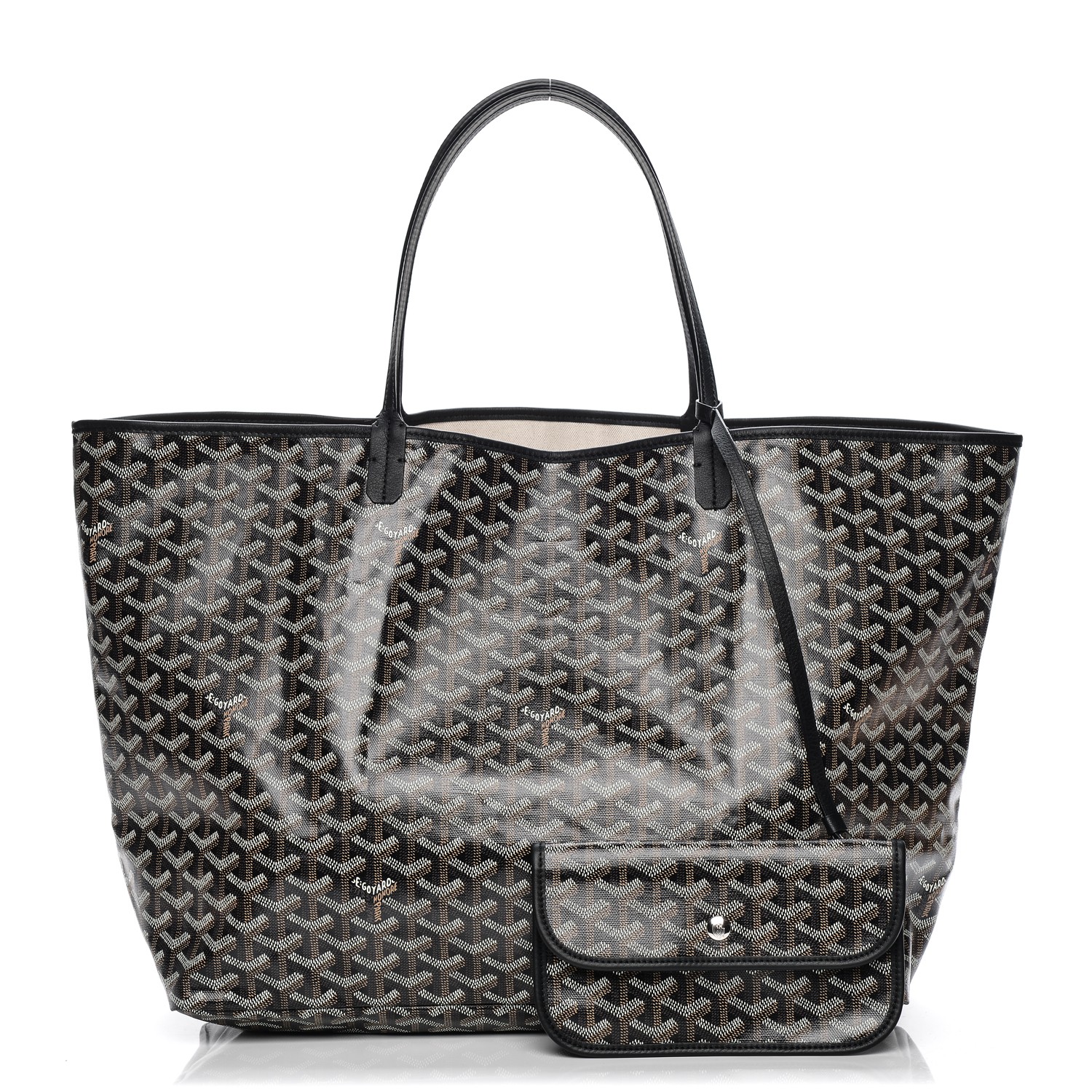 GOYARD Goyardine Saint Louis GM Black 199725