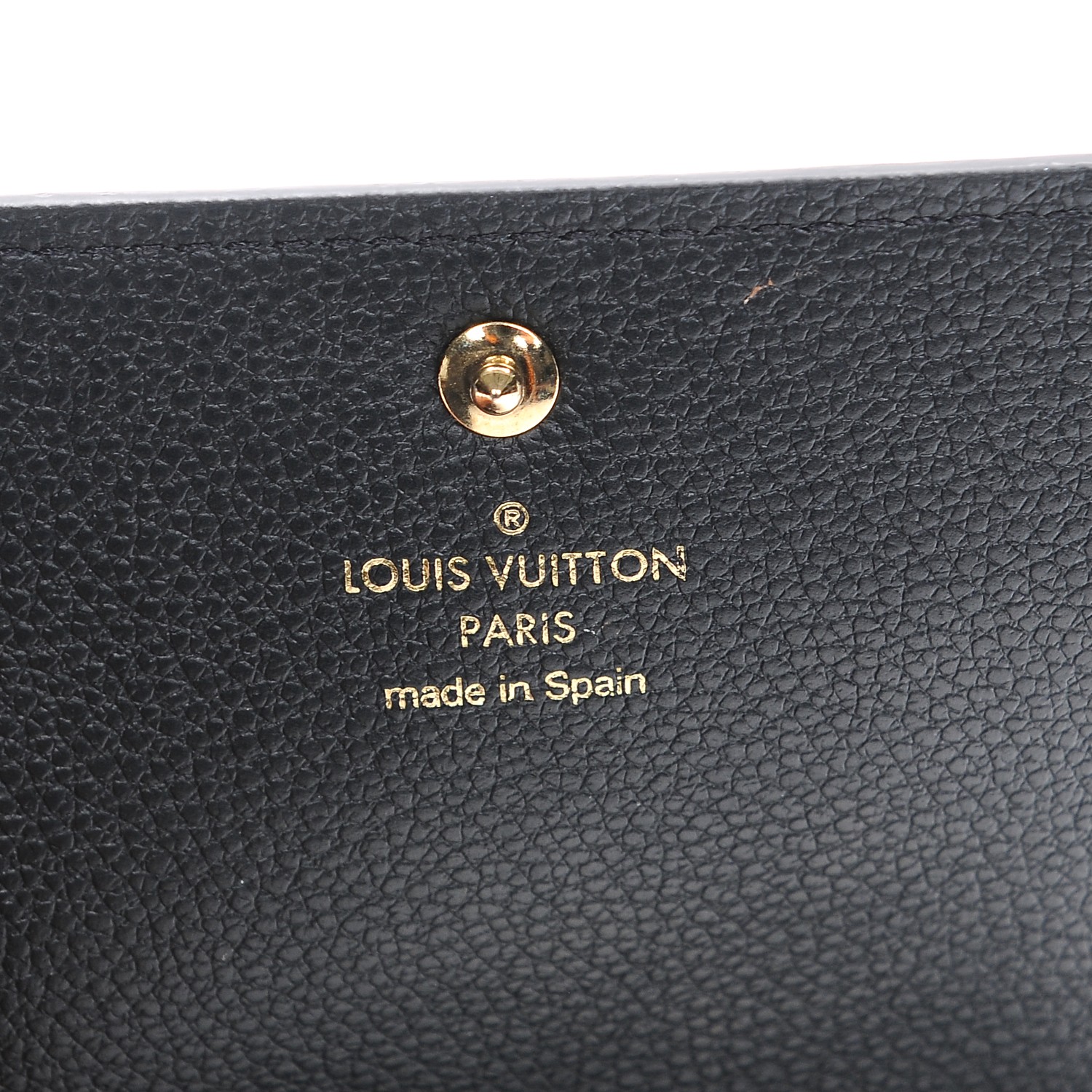 Louis Vuitton Empreinte Business Card Holder Black 563351