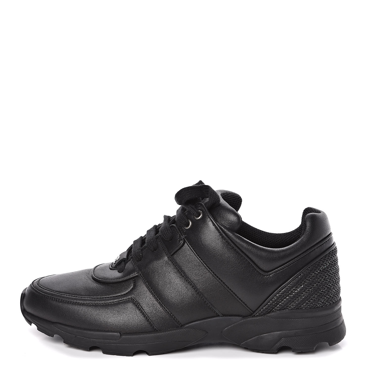 chanel cc calfskin sneakers