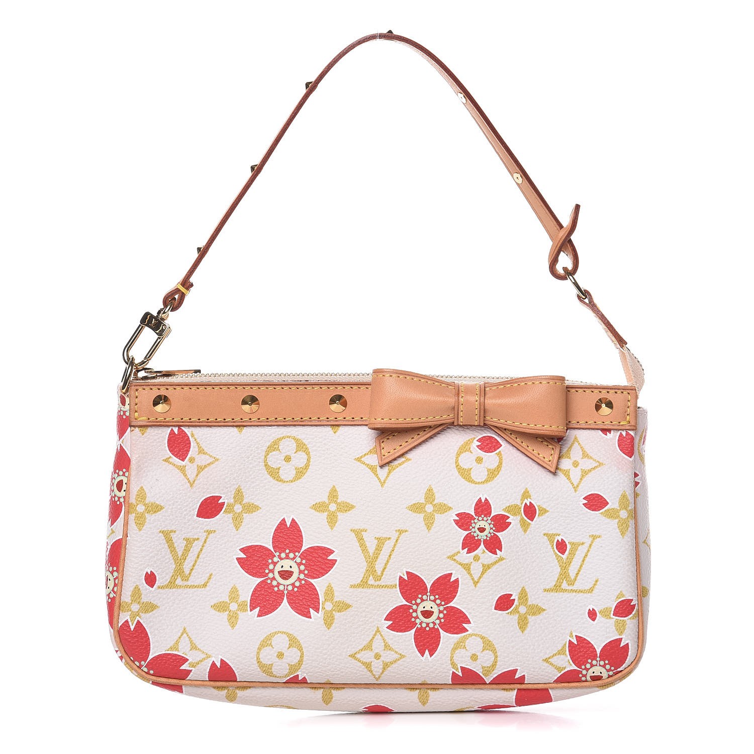 LOUIS Monogram Blossom Accessories Red 334639 FASHIONPHILE