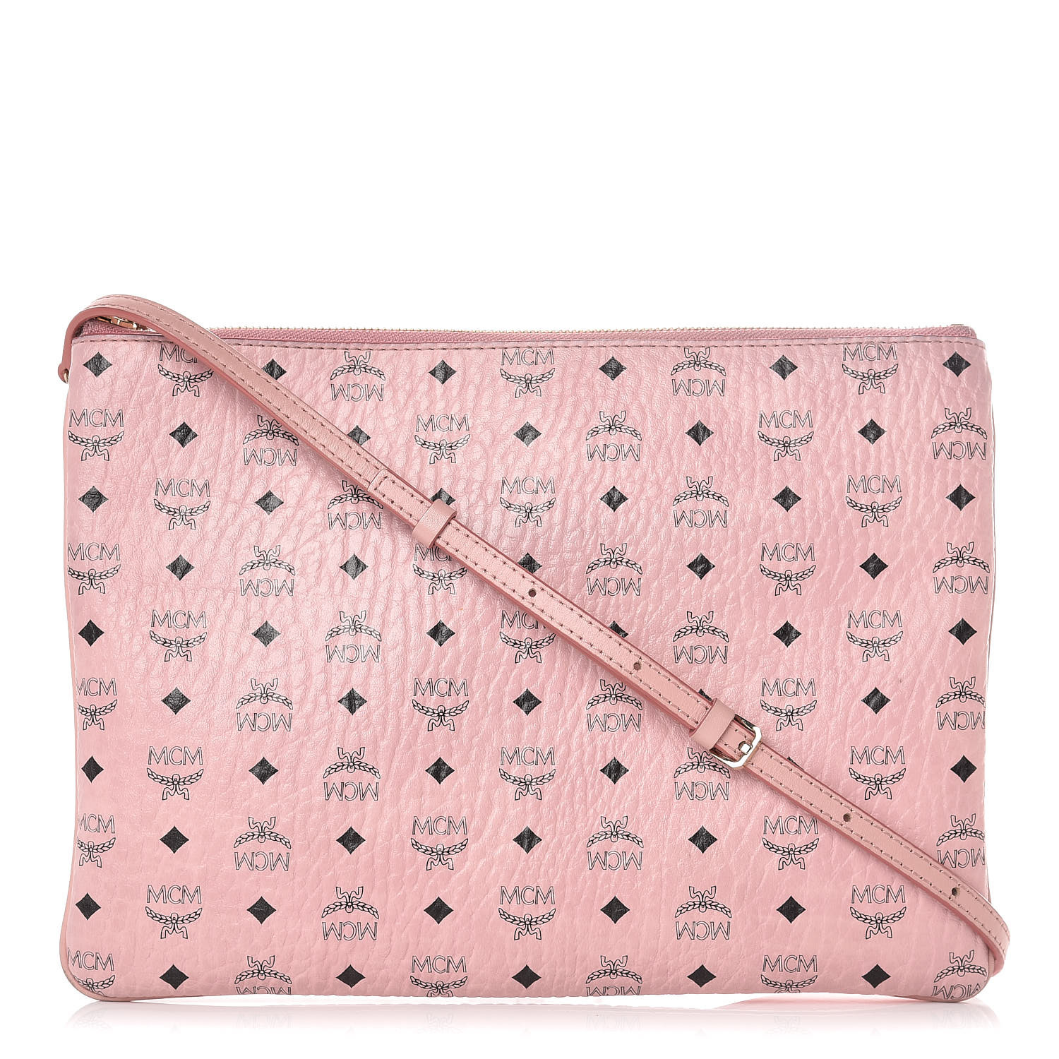 mcm pink luggage