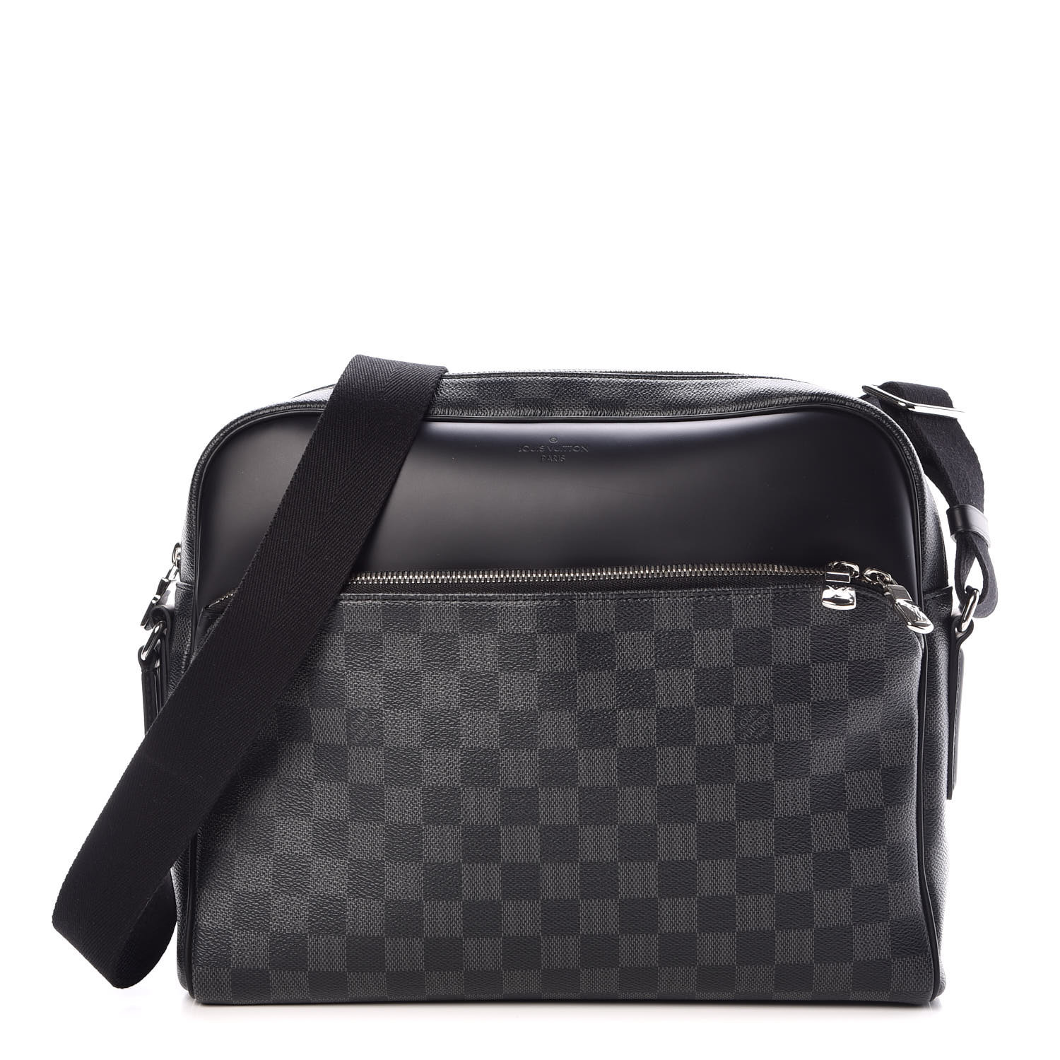 LOUIS VUITTON Damier Graphite Dayton PM N41408 Black Louis Vuitton