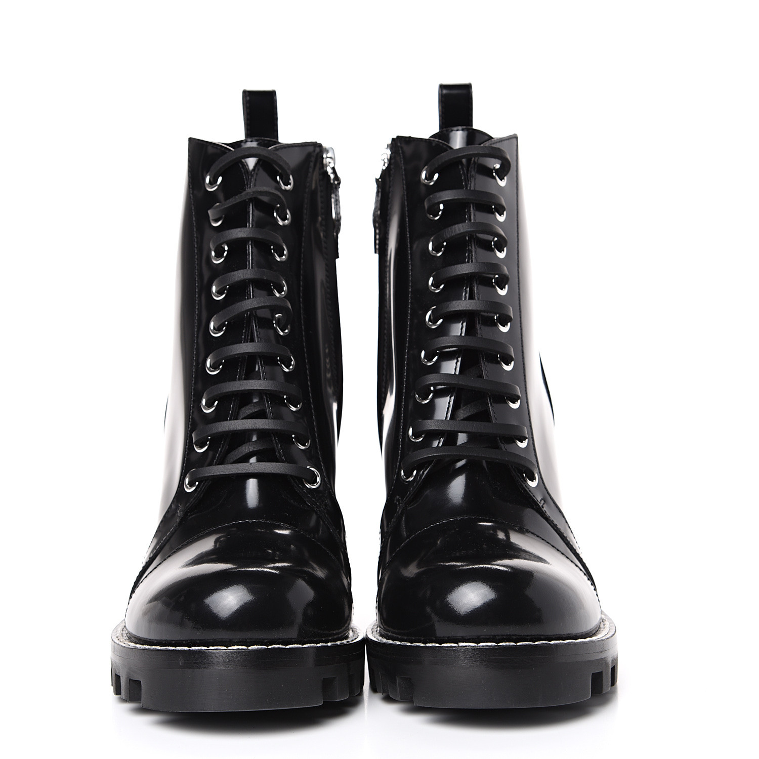 LOUIS VUITTON Glazed Calfskin Star Trail Ankle Boots 39.5 Black 546316
