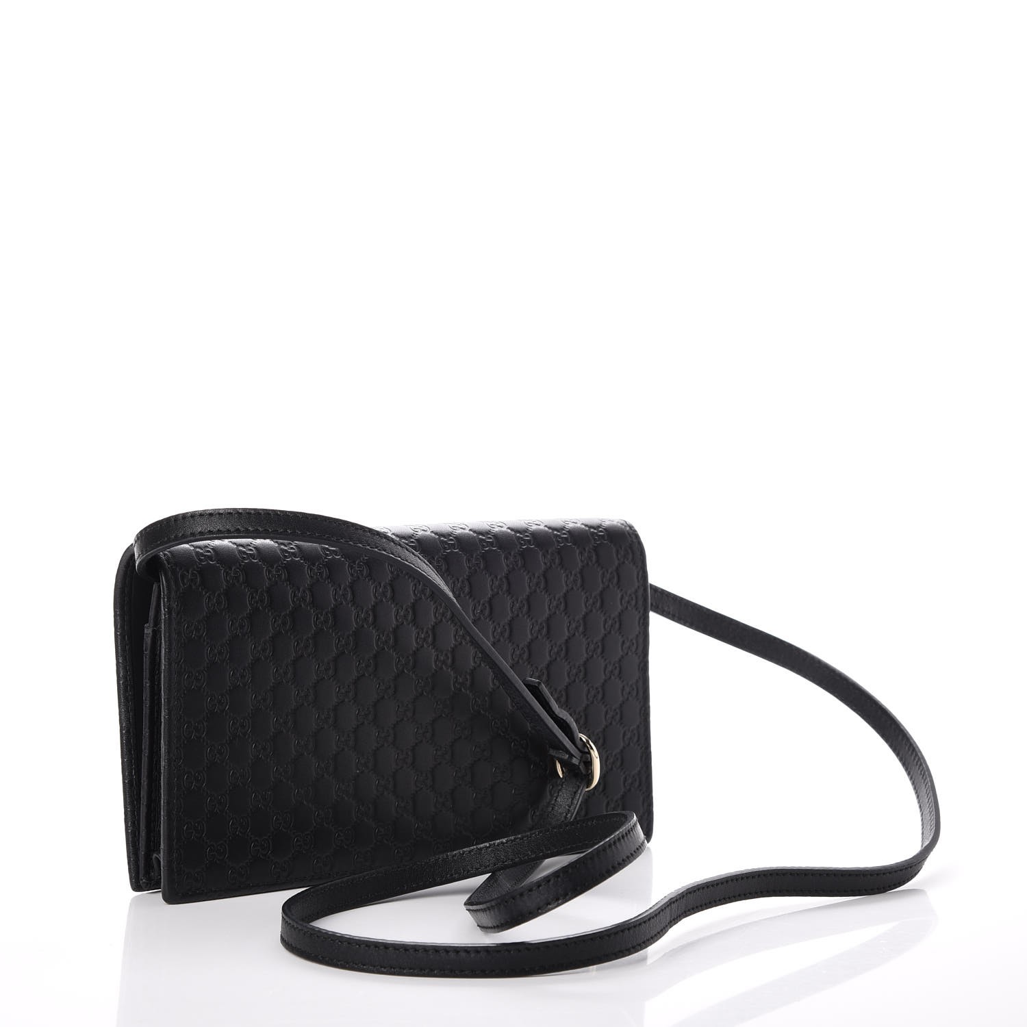 guccissima crossbody wallet