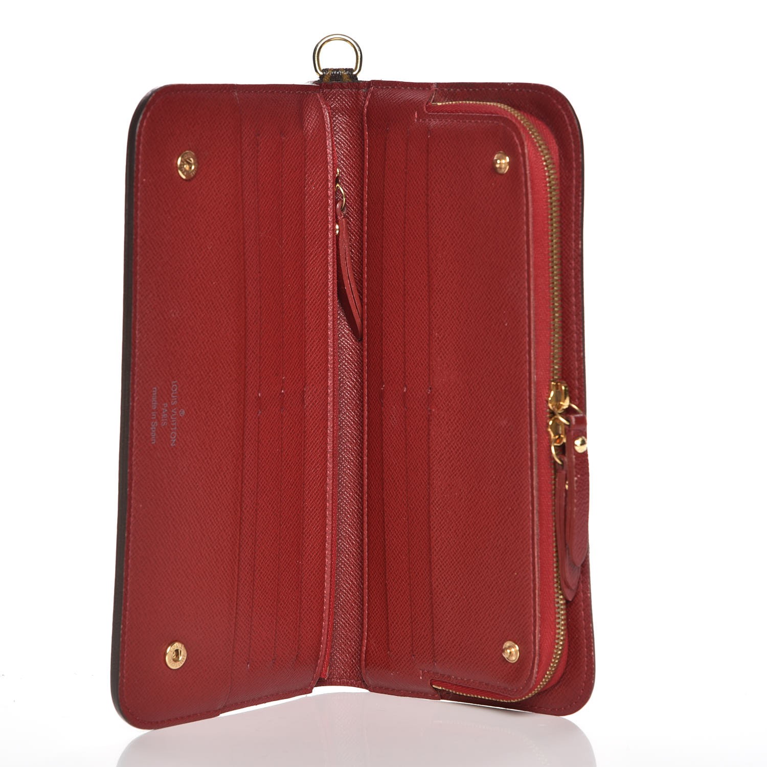 LOUIS VUITTON Monogram Insolite Wallet Red 231164