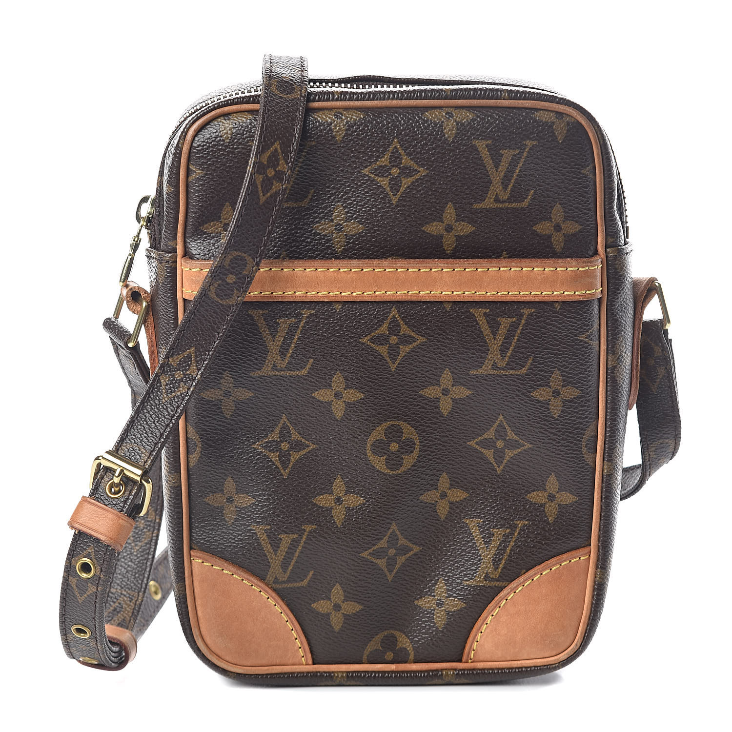 Louis Vuitton LOUIS VUITTON Diagonal Shoulder Bag Monogram Danube