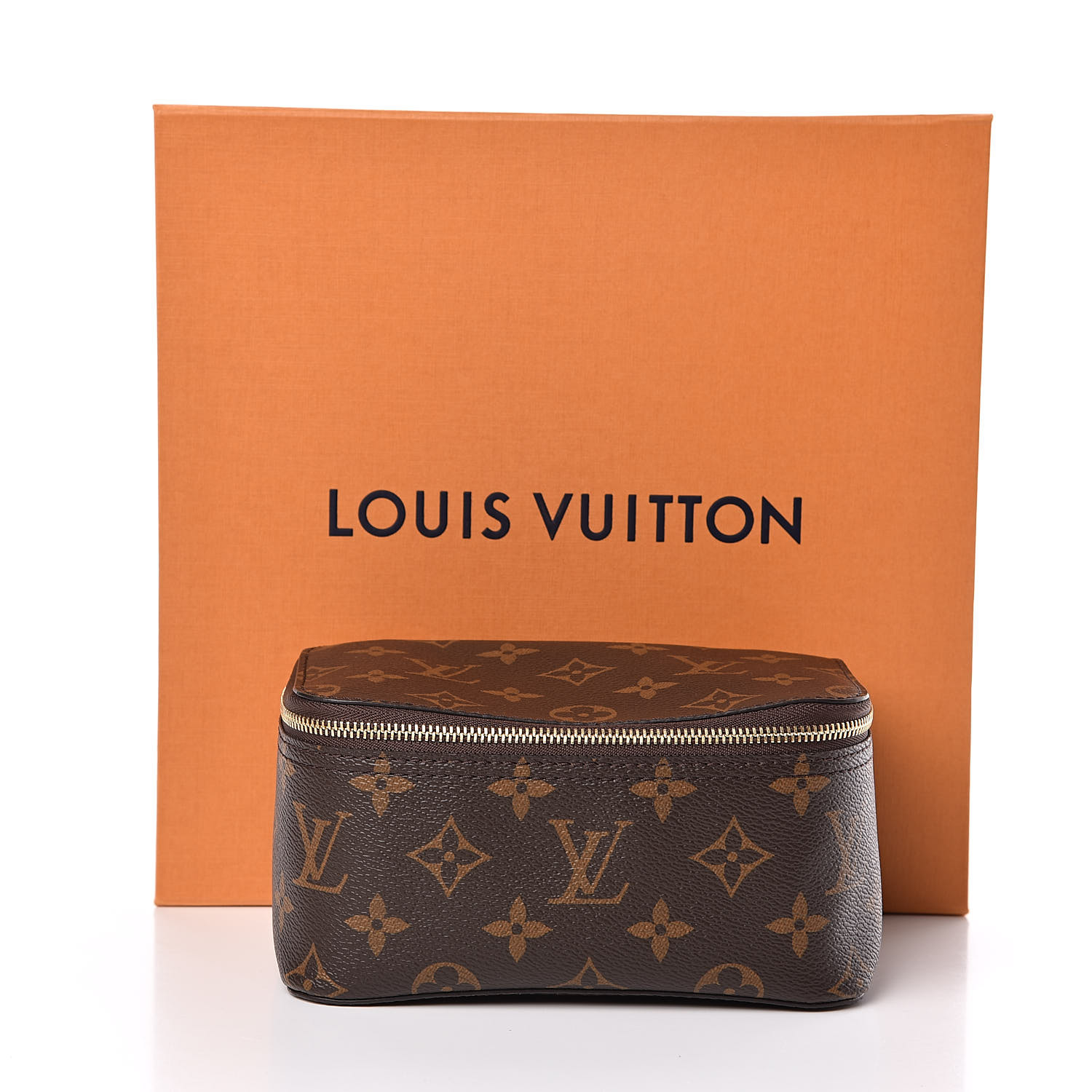 Cozy brown Wellsoft fabric with LV inspired Monogram print