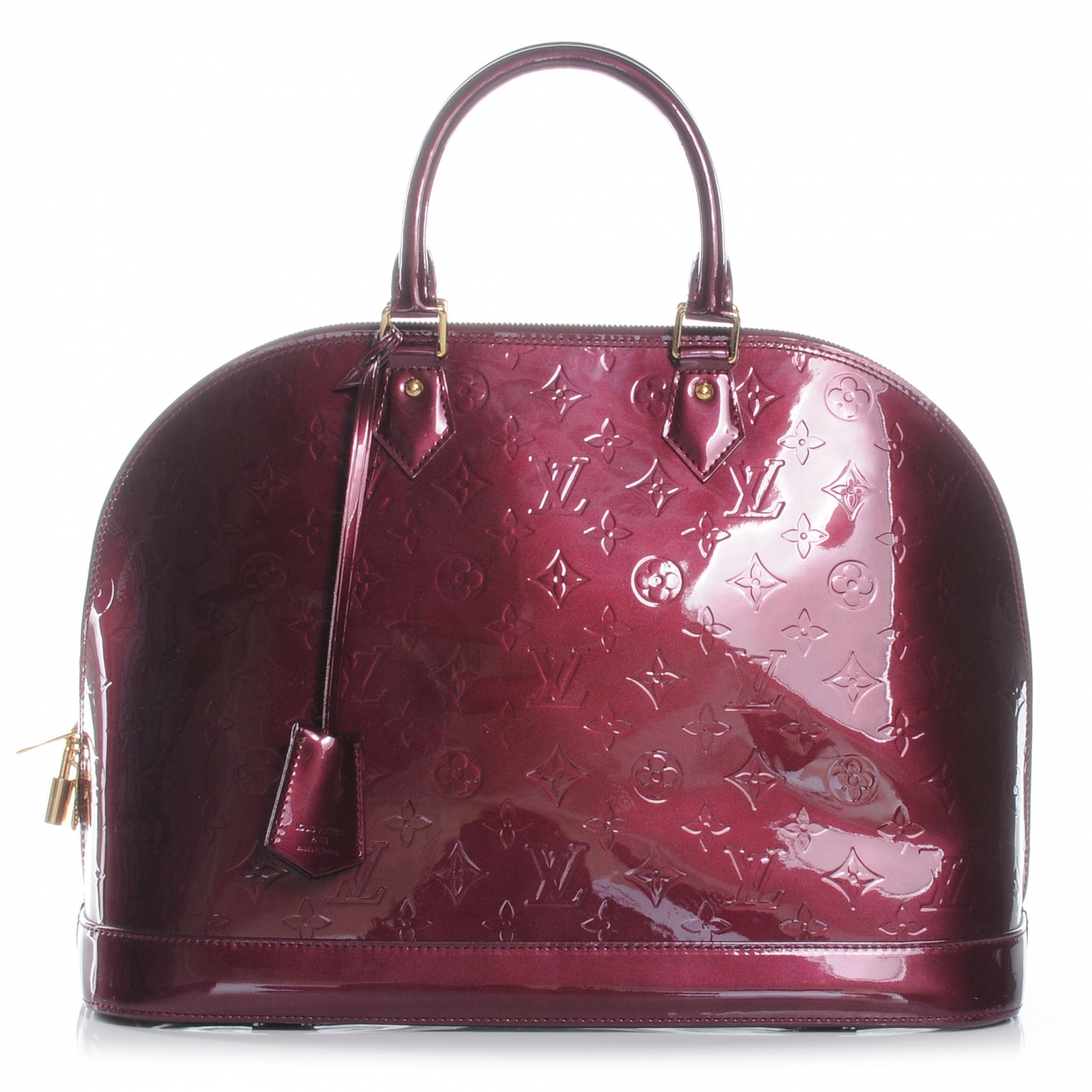 Our Louis Vuitton 2010 Amarante Vernis Alma GM Bag Louis Vuitton line is  available at affordable prices