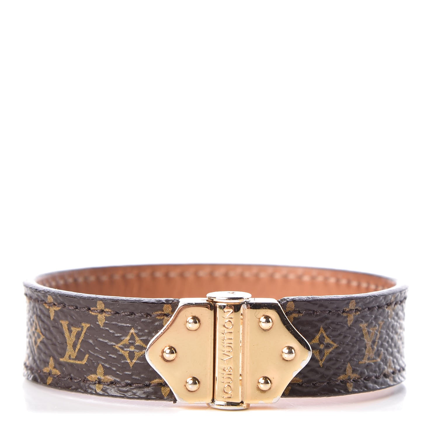 LOUIS VUITTON Monogram Nano Bracelet 17 321666