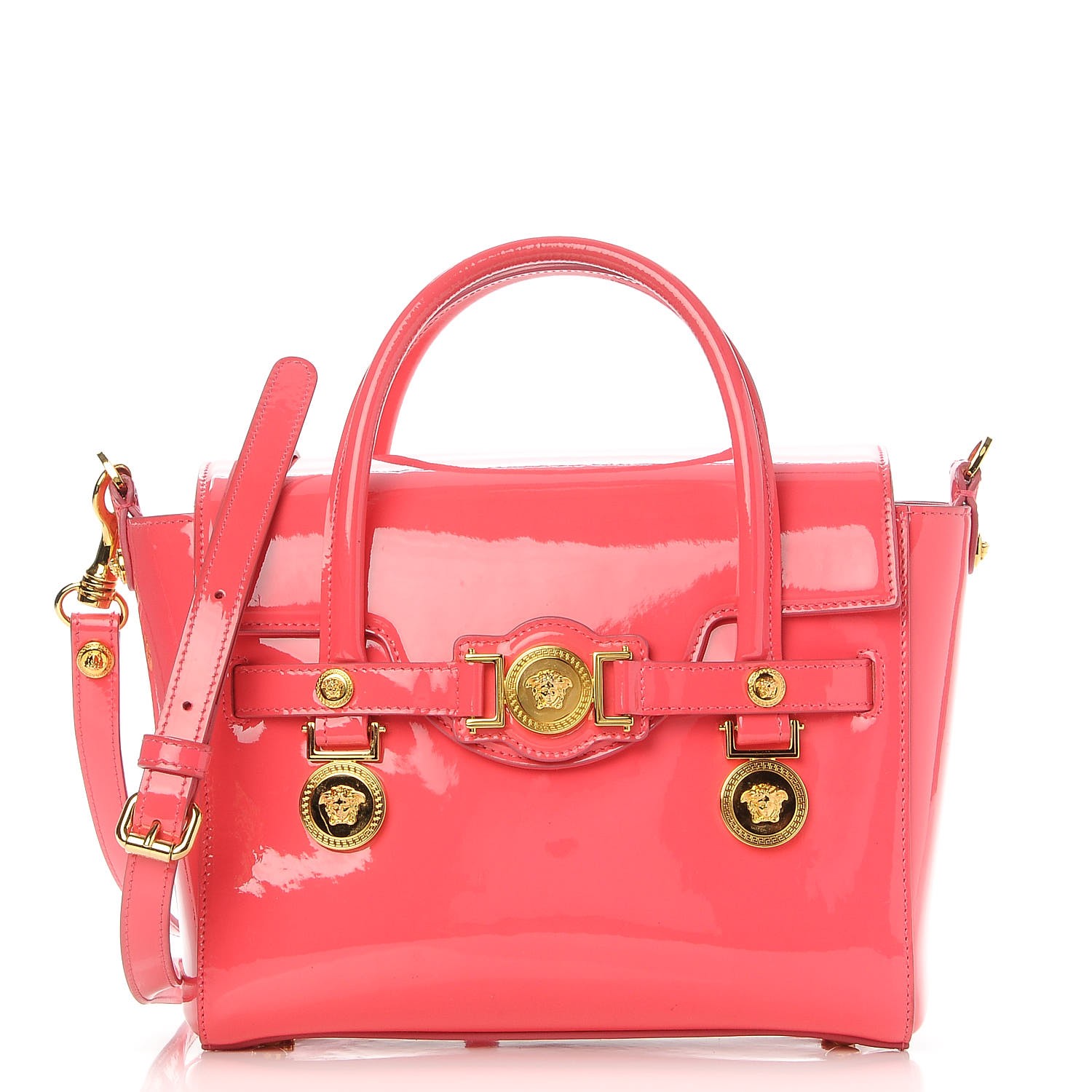 versace patent leather bag