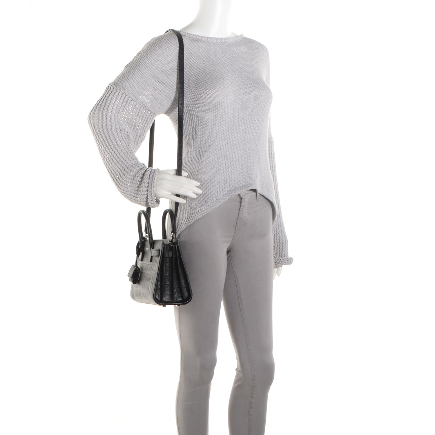 sac de jour nano in crocodile embossed leather