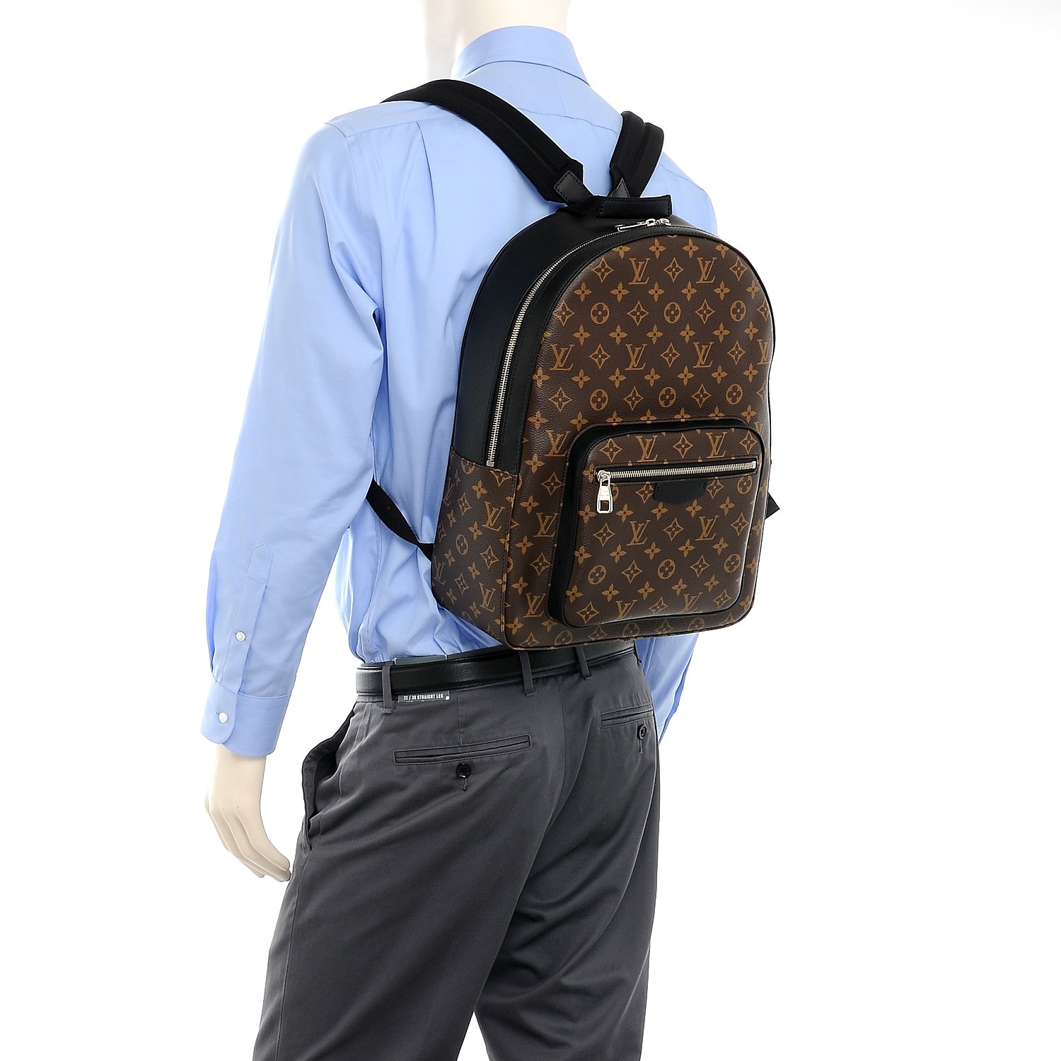 LOUIS VUITTON Monogram Macassar Josh Backpack 228230