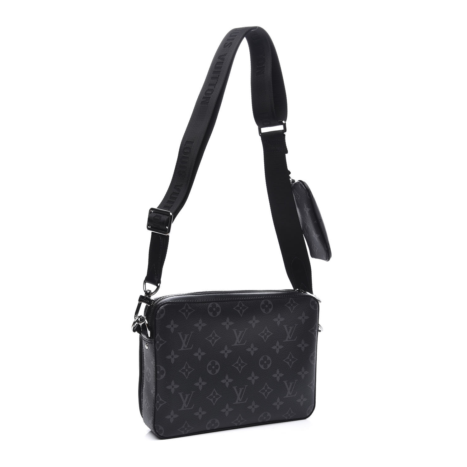 Louis Vuitton Trio Messenger Bag Reverse Monogram Eclipse at 1stDibs