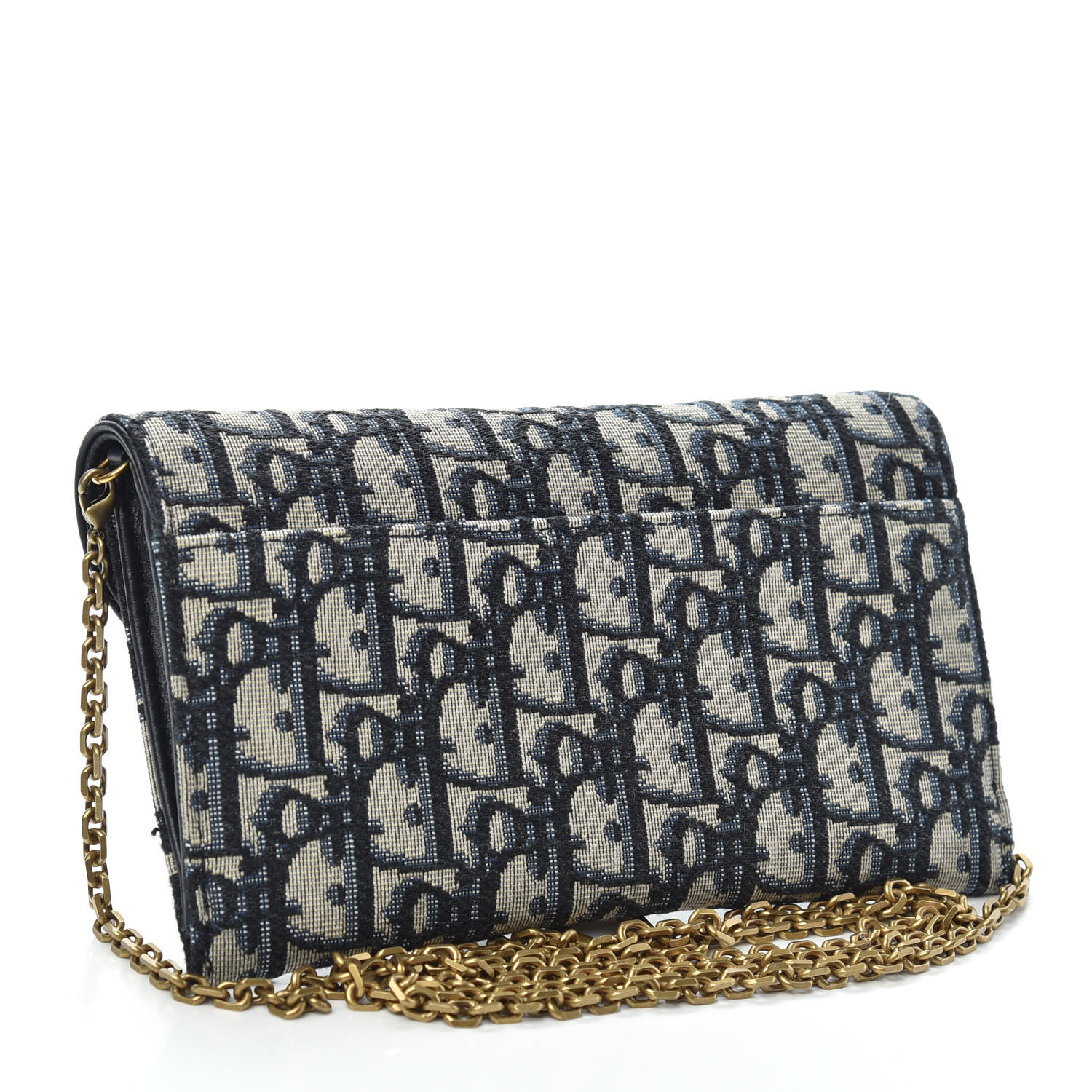 dior long wallet on chain