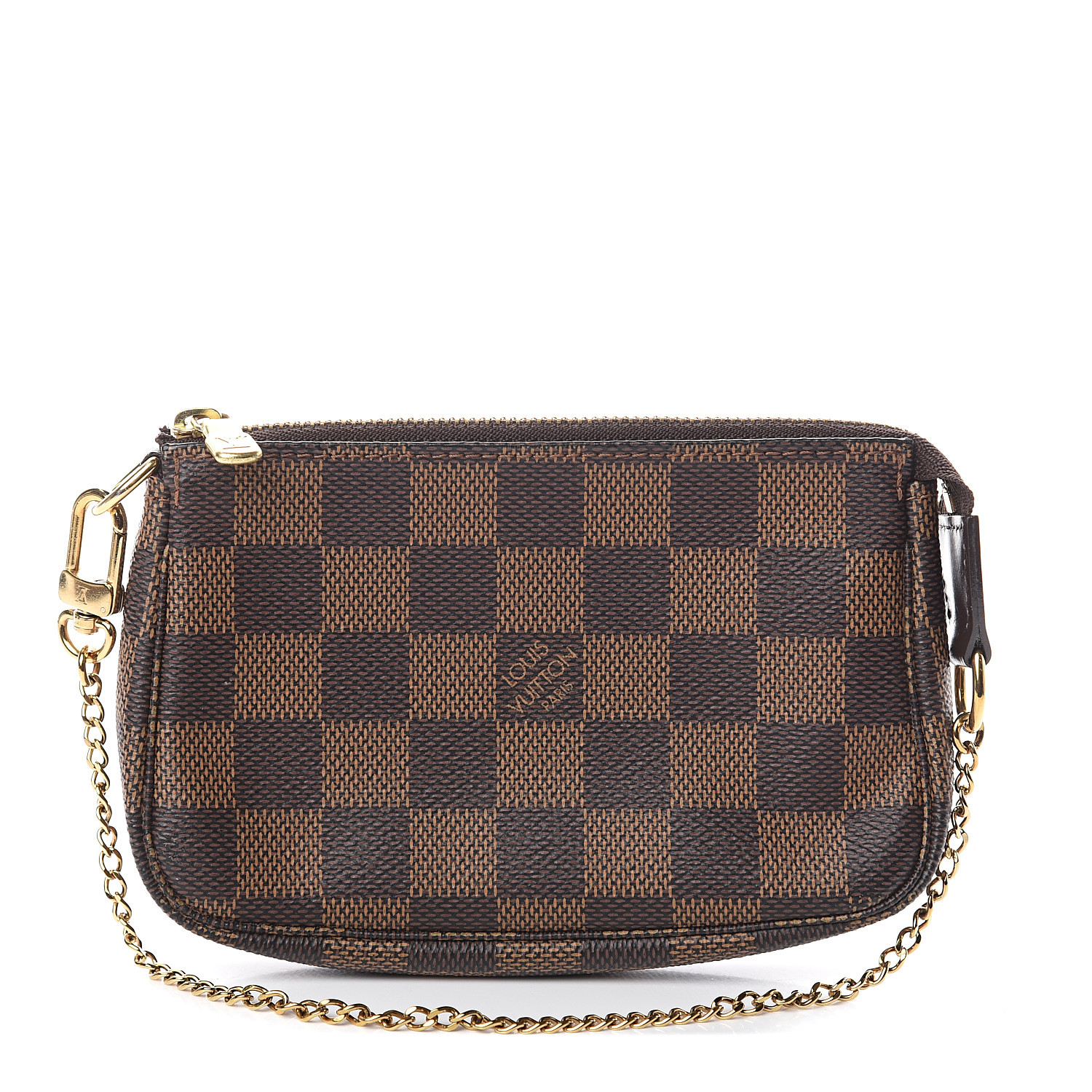 LOUIS VUITTON Damier Ebene Mini Pochette Accessories 561886