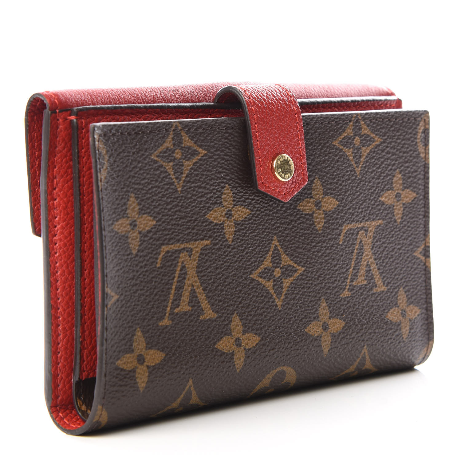 LOUIS VUITTON Monogram Pallas Compact Wallet Cherry 579745