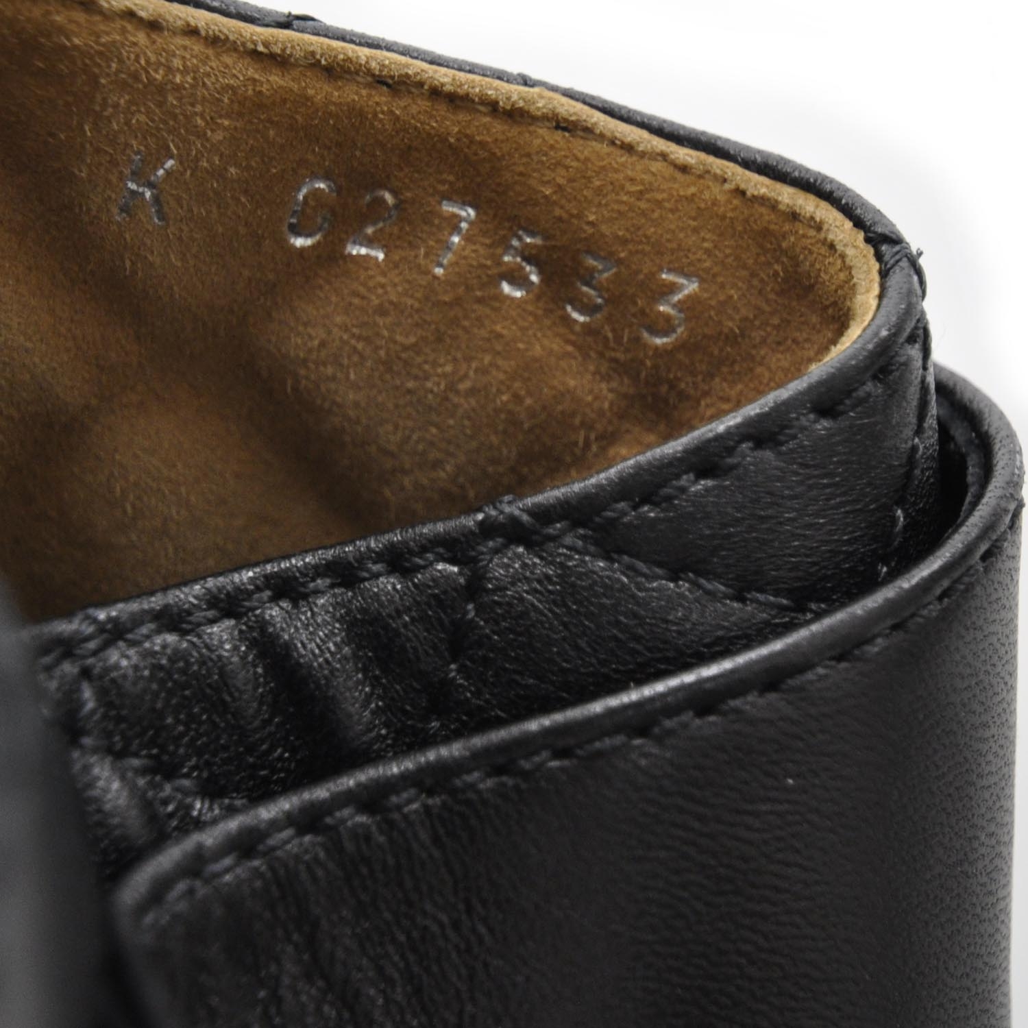 black quilted leather b it mules
