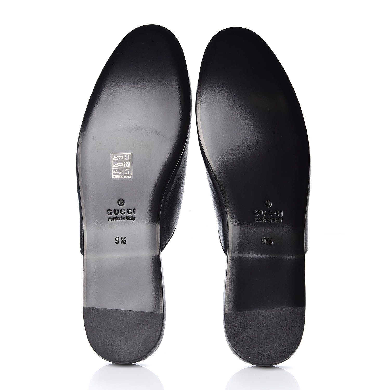 all black gucci slippers