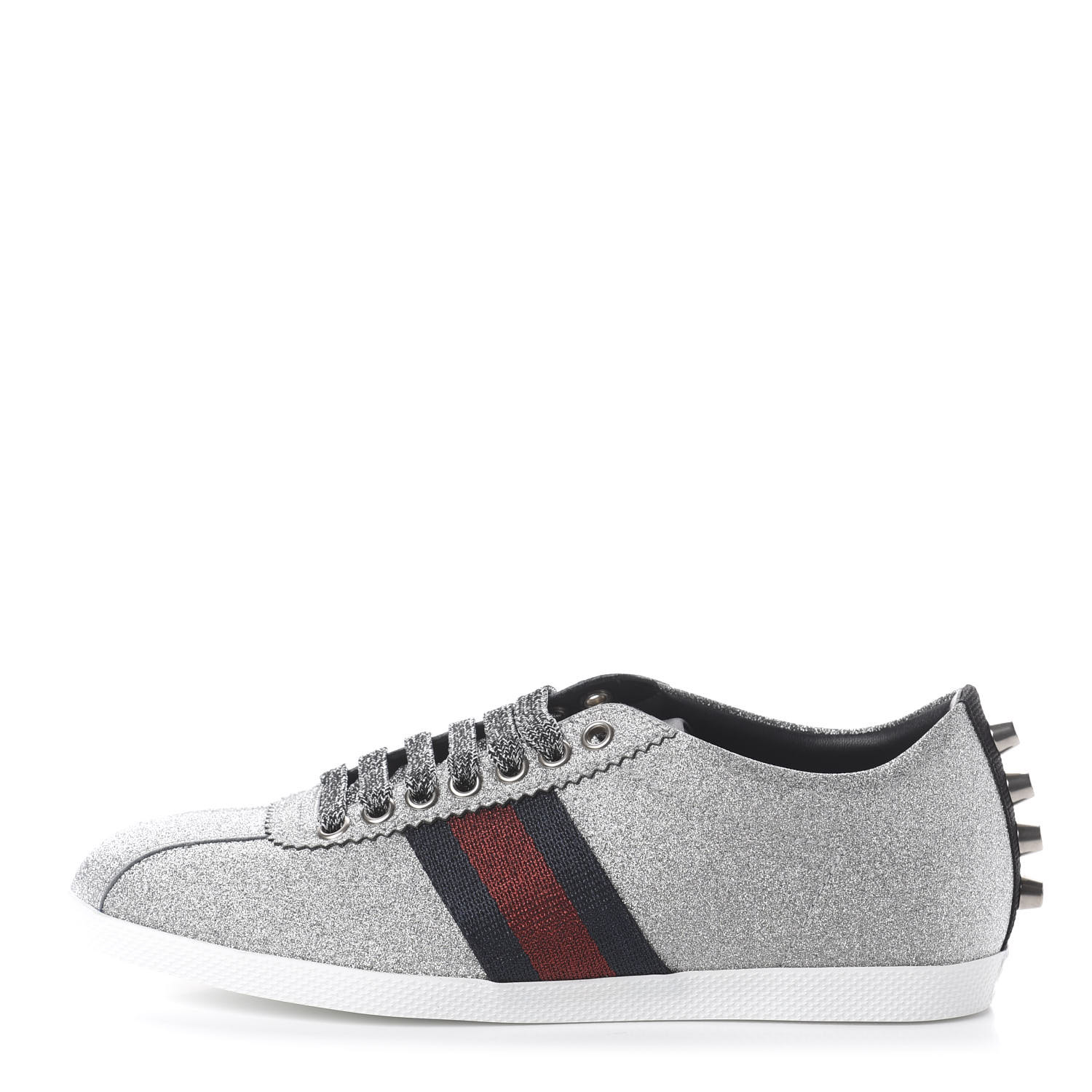 gucci shoes silver