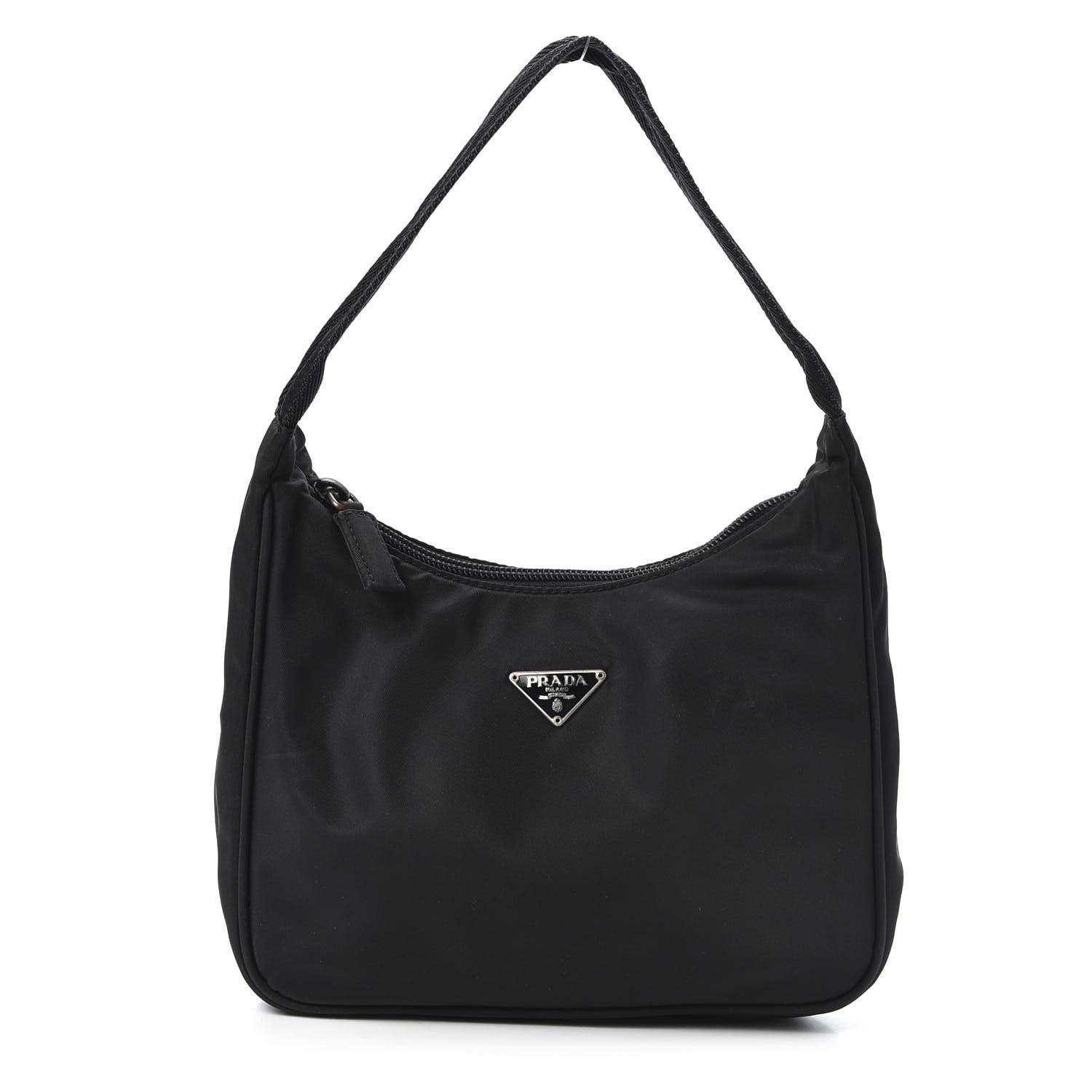 PRADA Tessuto Nylon Sport Shoulder Bag Black 589767 | FASHIONPHILE