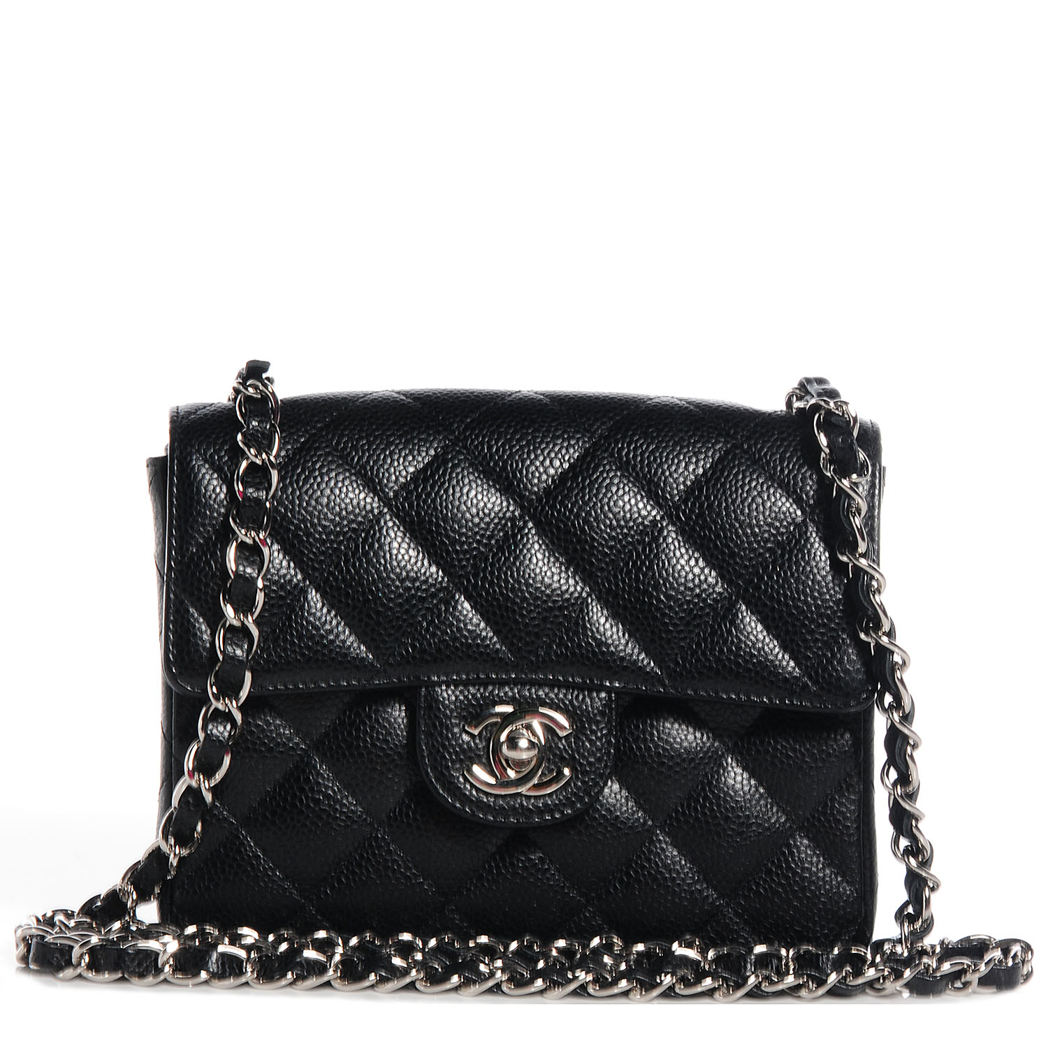 chanel mini flap bag caviar