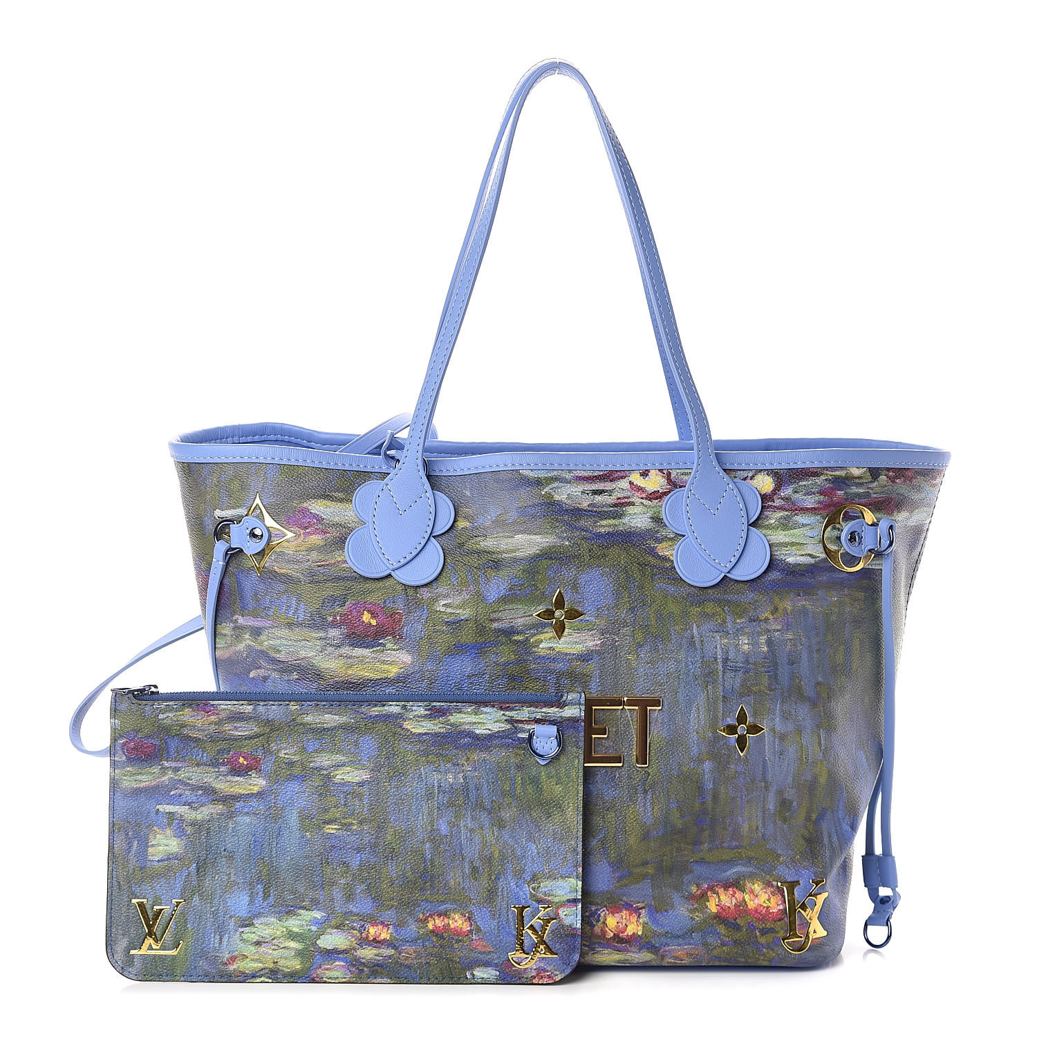 Sold at Auction: A LIMITED EDITION JEFF KOONS VAN GOGH NEVERFULL BAG BY LOUIS  VUITTON