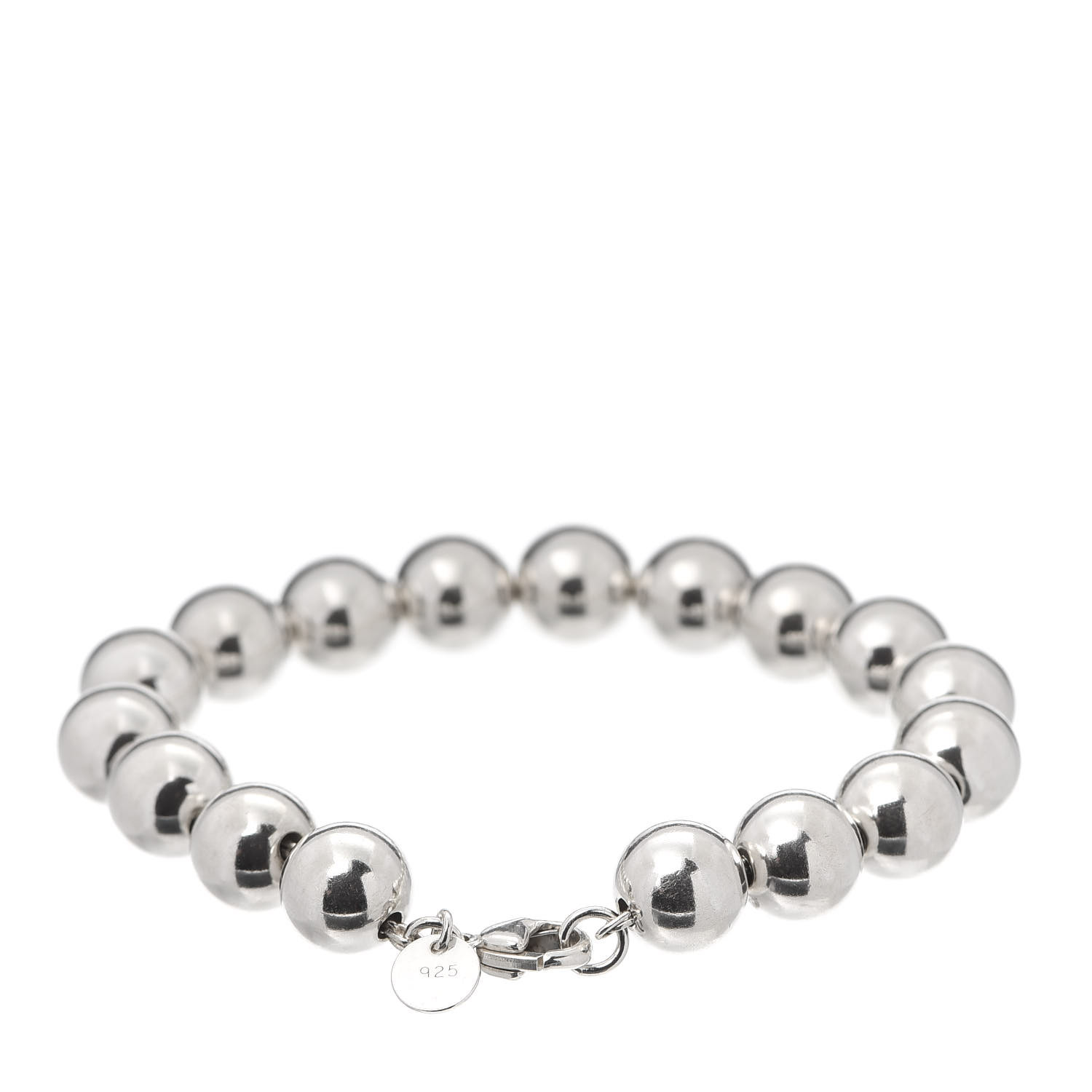 TIFFANY Sterling Silver 10mm HardWear Ball Bracelet 695317 | FASHIONPHILE