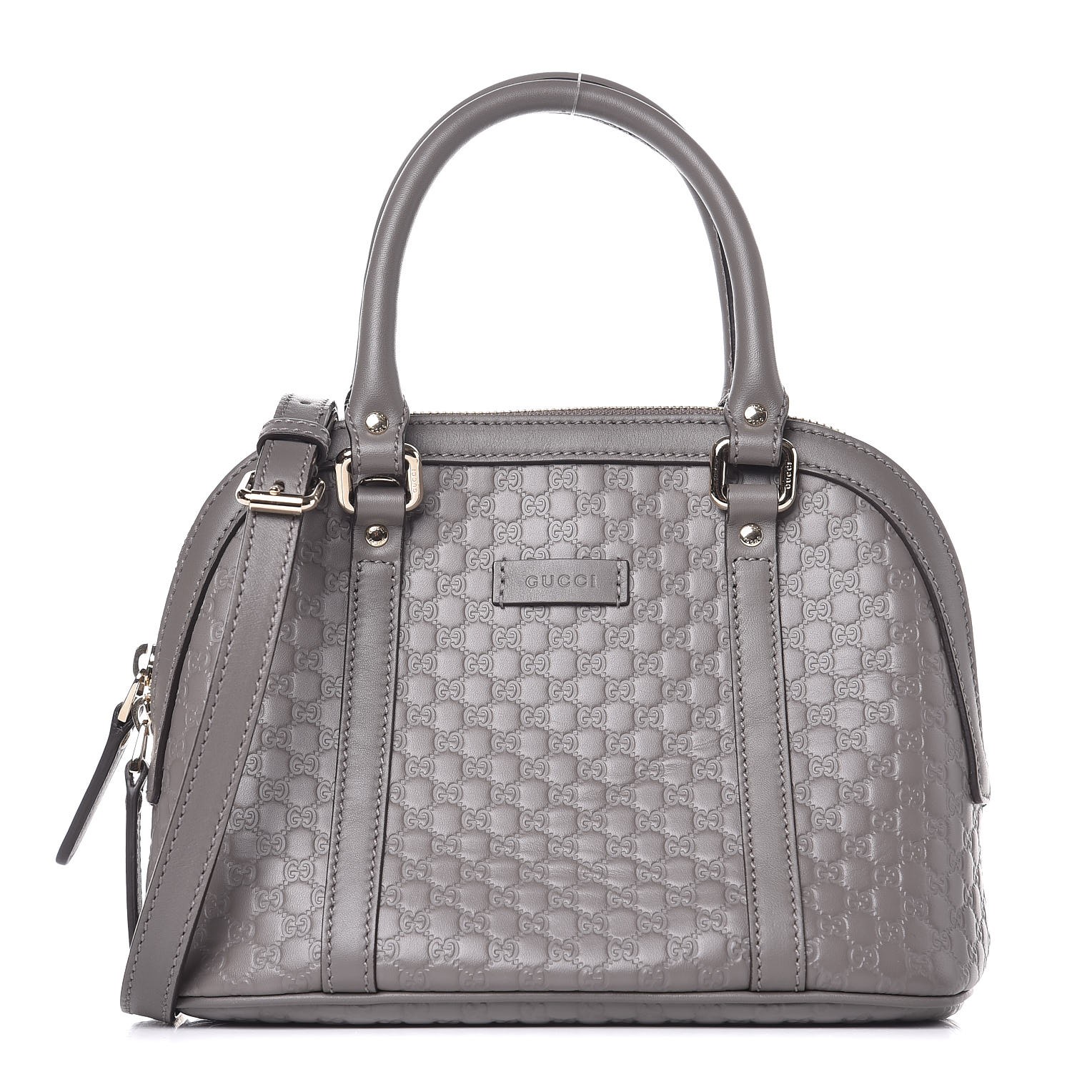 GUCCI Microguccissima Mini Dome Bag Grey 324031