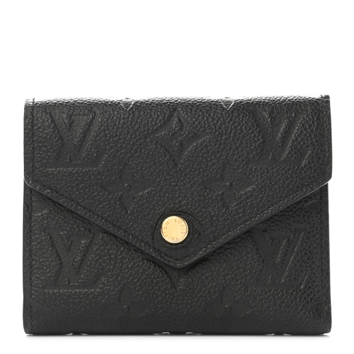 louis vuitton victorine wallet black
