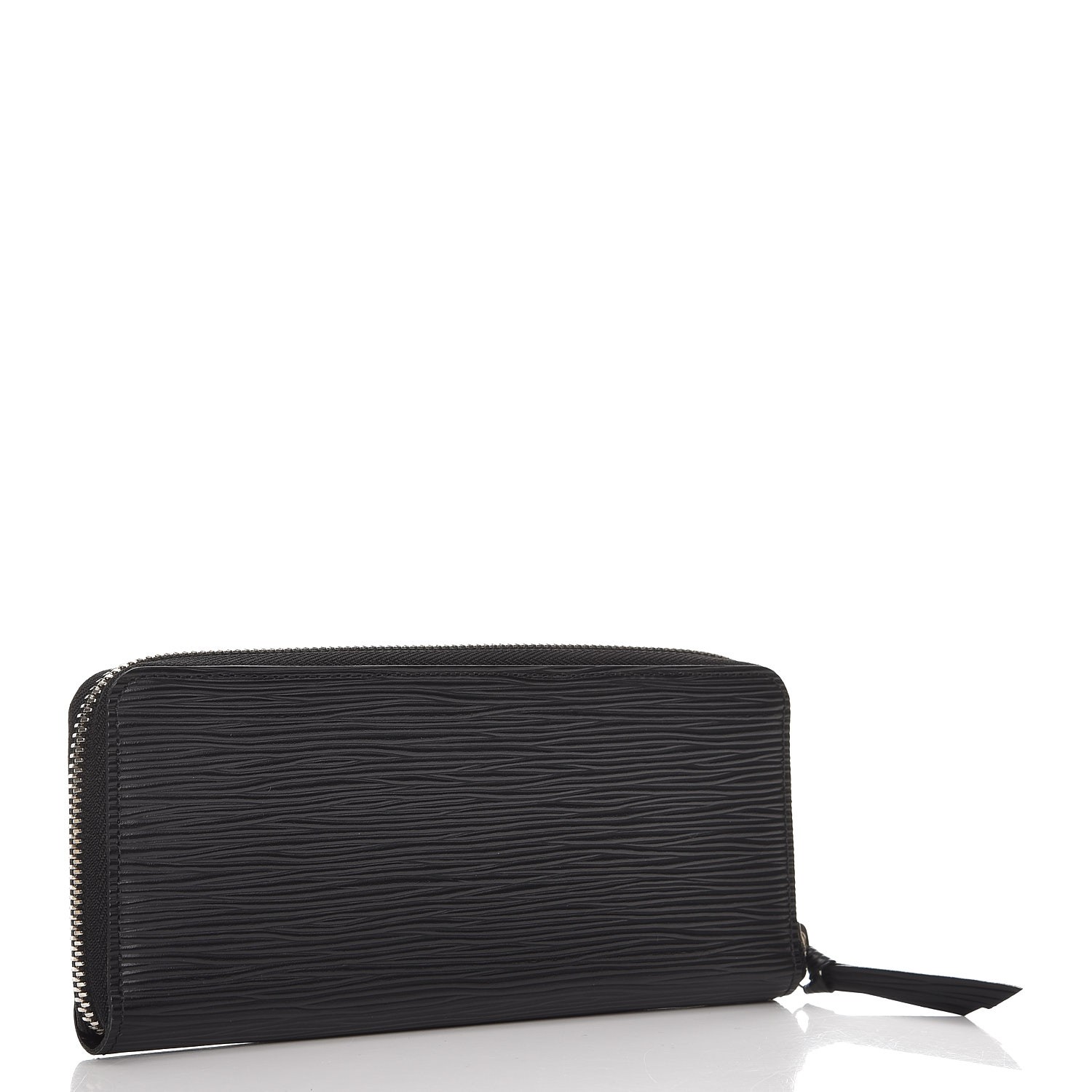 louis vuitton clemence wallet noir LOUIS VUITTON Epi Clemence Wallet Black 227215