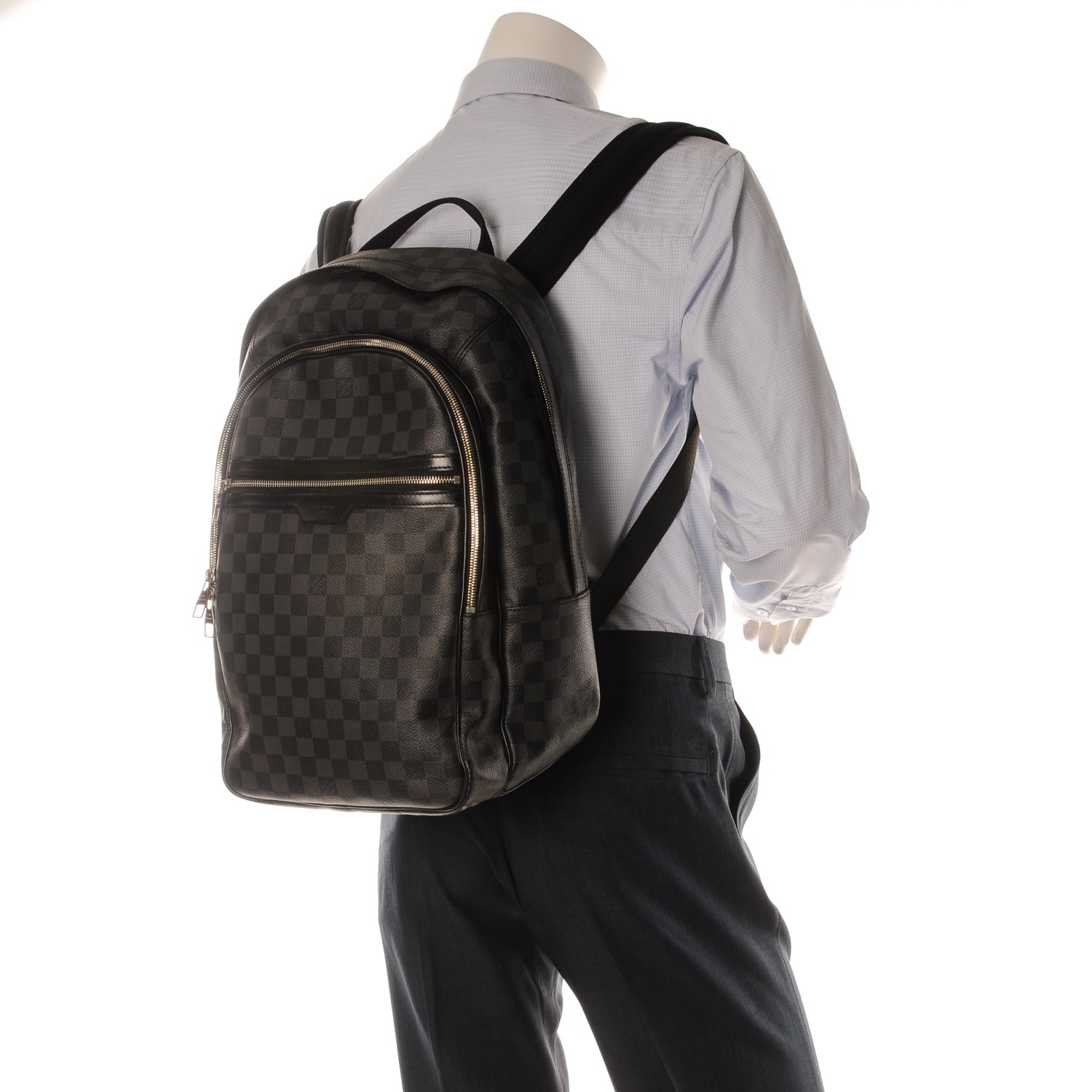 LOUIS VUITTON Damier Graphite Michael Backpack 185881