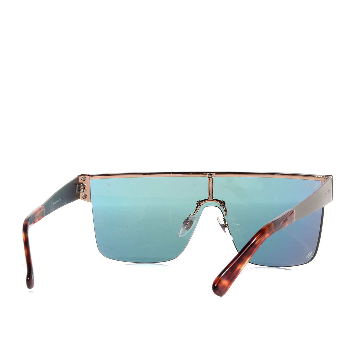gucci 99mm rimless sunglasses