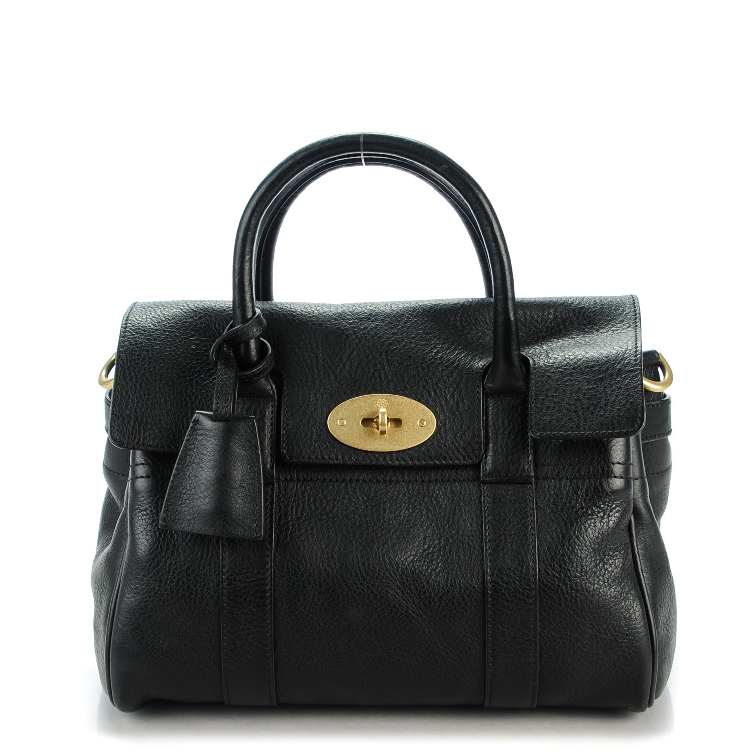 MULBERRY Classic Grain Small Bayswater Black 141868