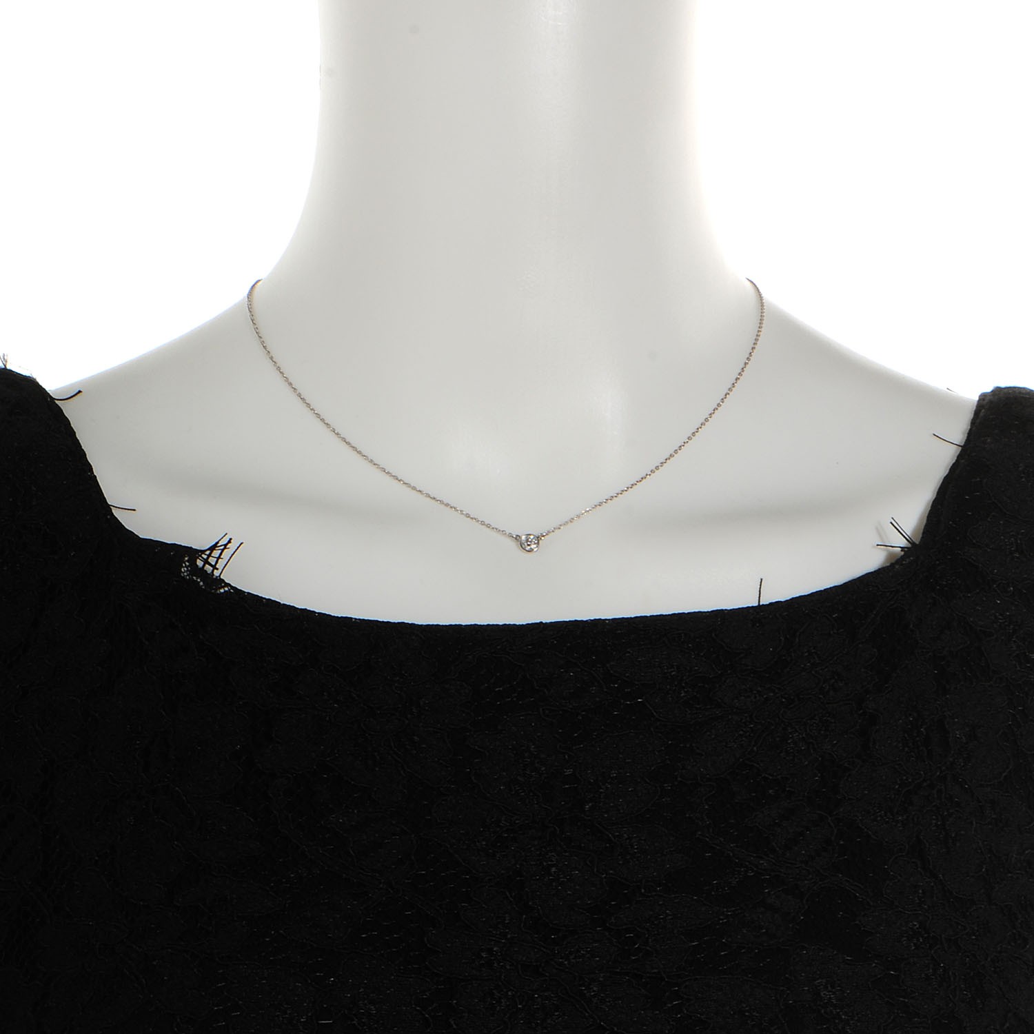 elsa peretti diamonds by the yard necklace platinum