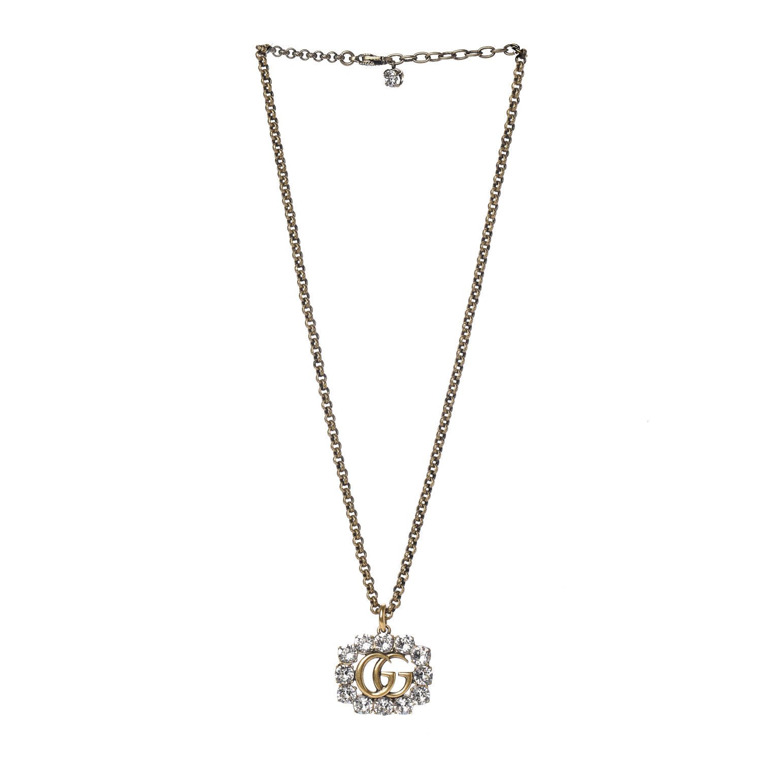 gucci double g pendant