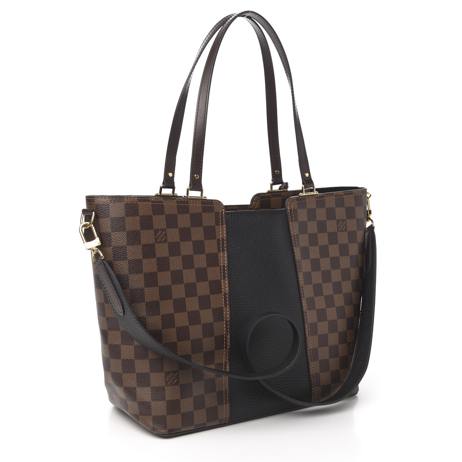 LOUIS VUITTON Damier Ebene Jersey Black 579581