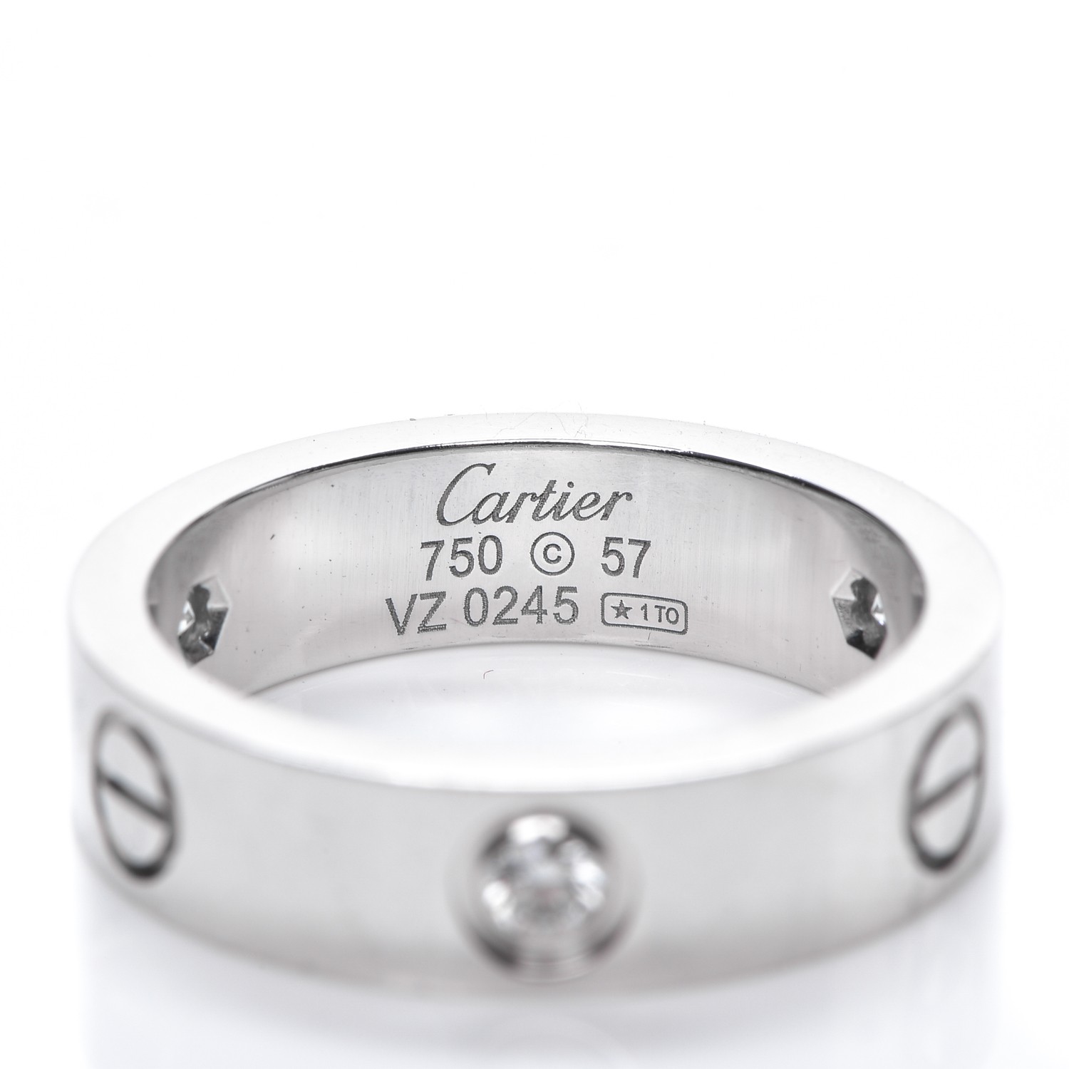 cartier ring 750 57